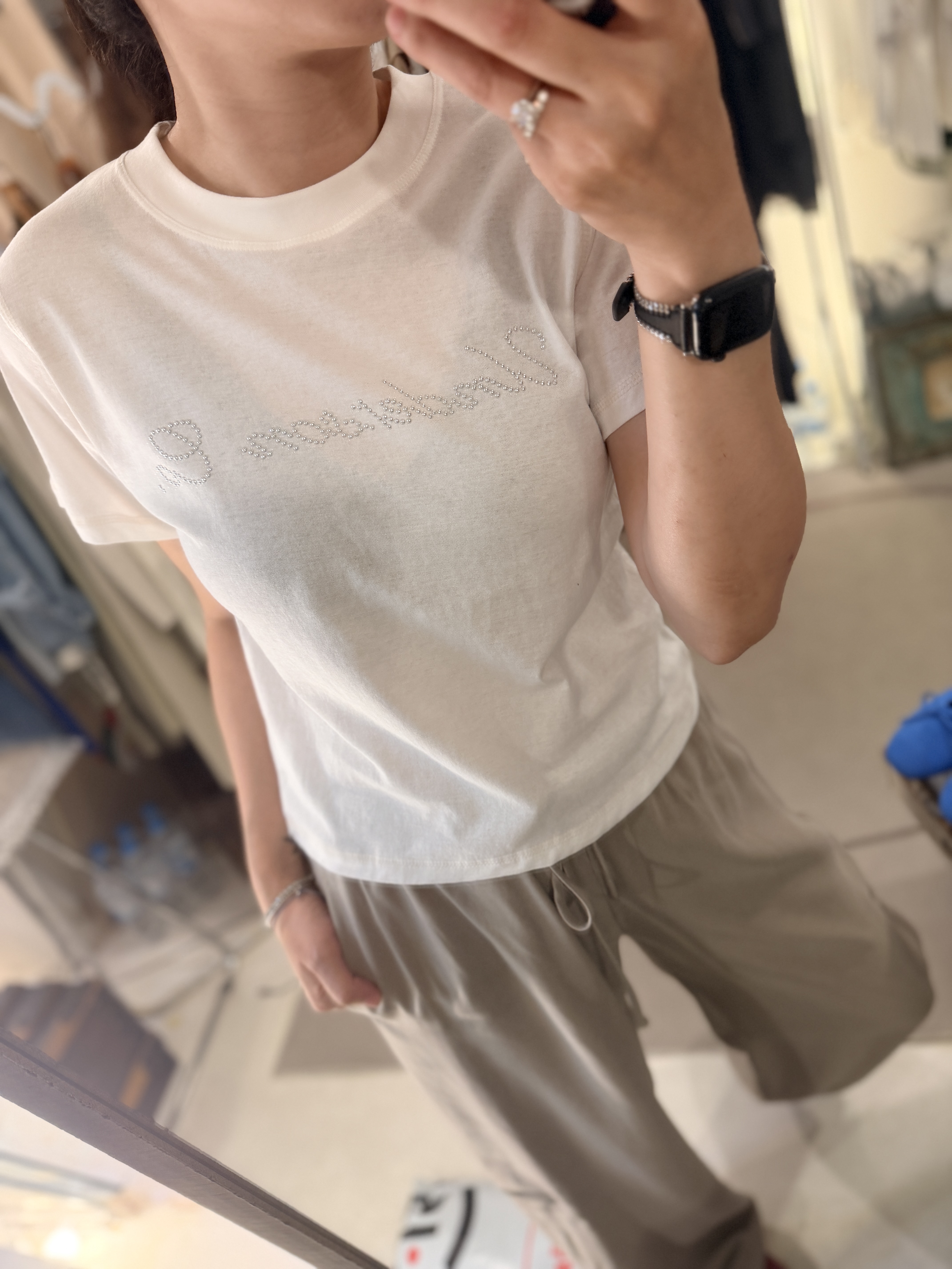 White details tee