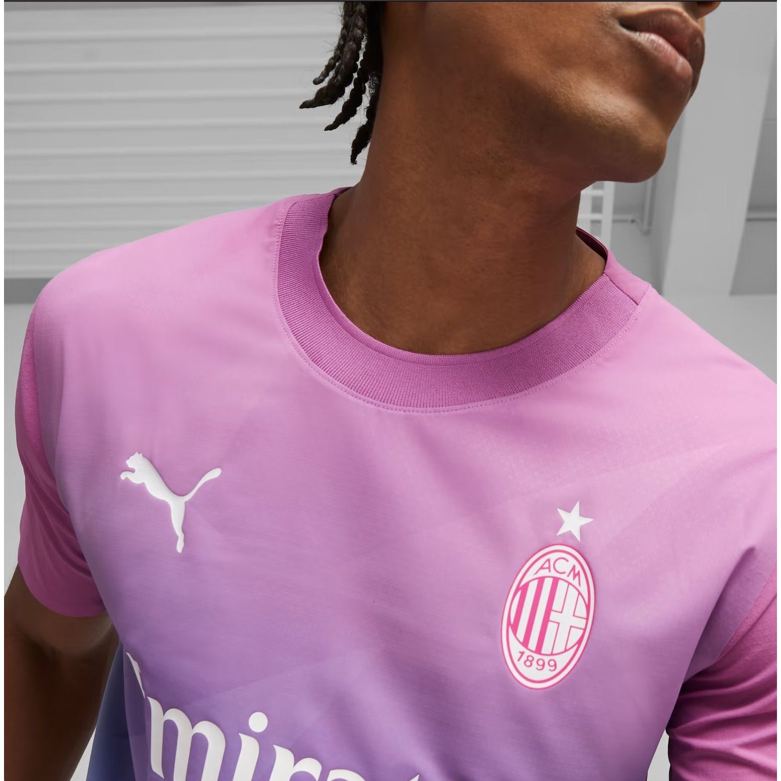 2023-24 AC米蘭 二客 球迷版 短袖