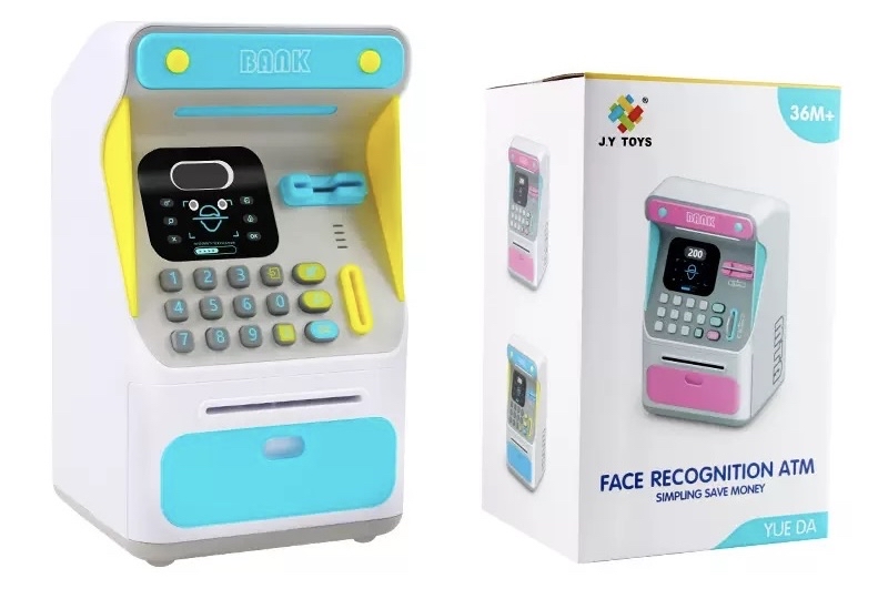兒童存錢人臉識別密碼存錢錢罌
