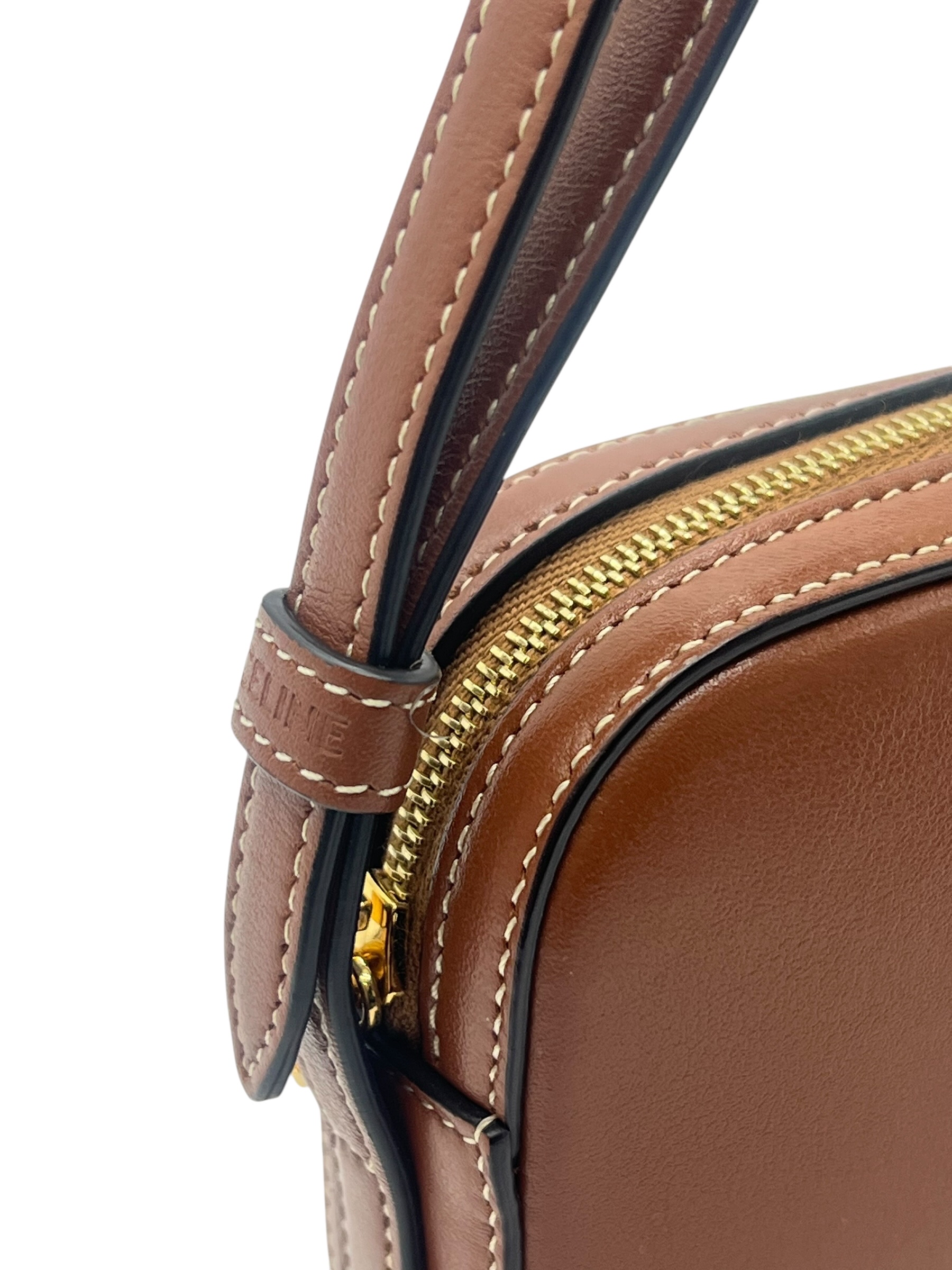 Pre-Owned CELINE Mini Triomphe Leather Shoulder Bag / Product Code: 26060605
