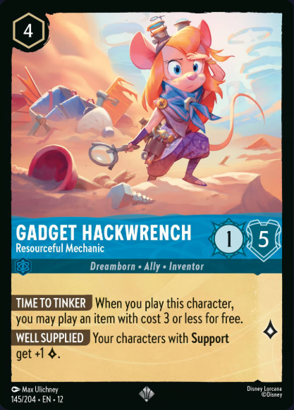 145/204 Gadget Hackwrench - Resourceful Mechanic SR