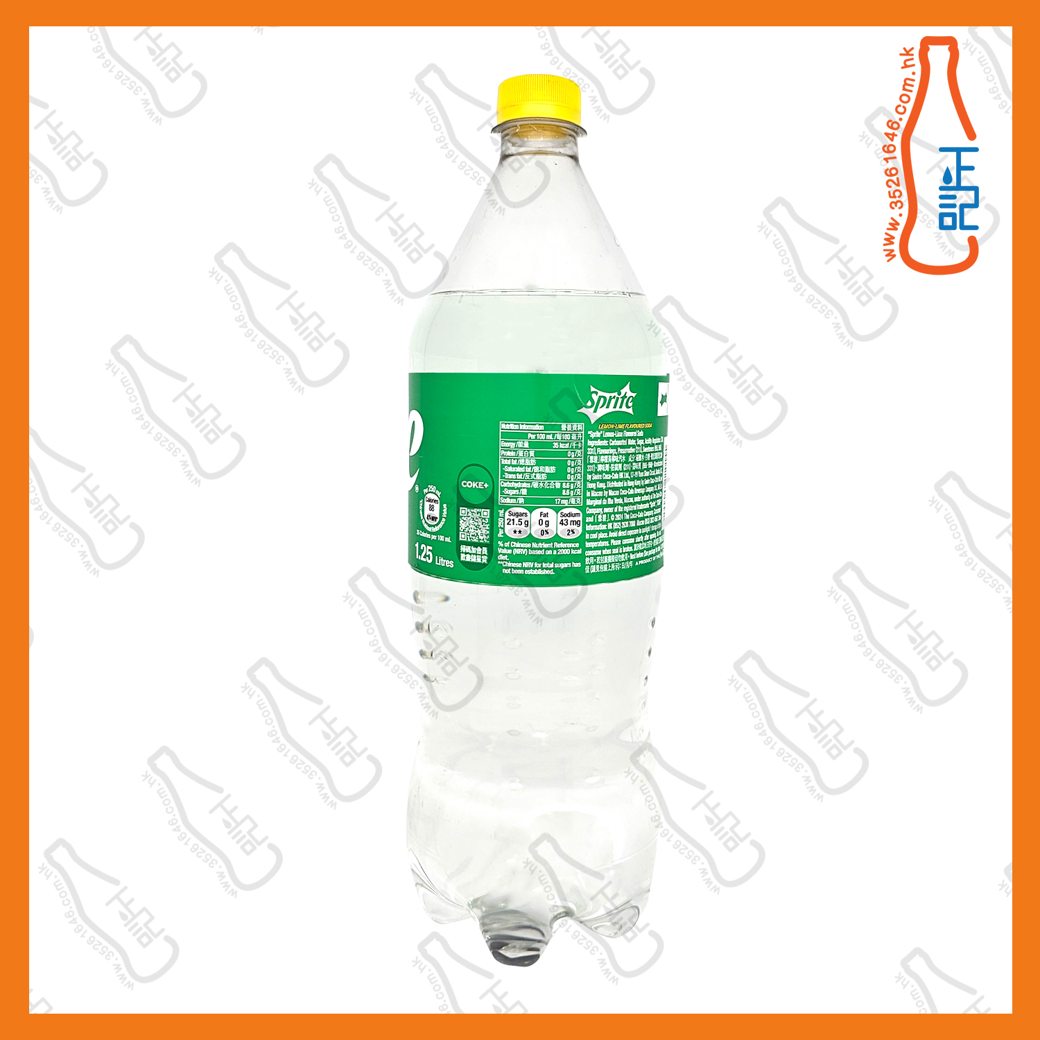 雪碧 1.25L x 12支 /箱