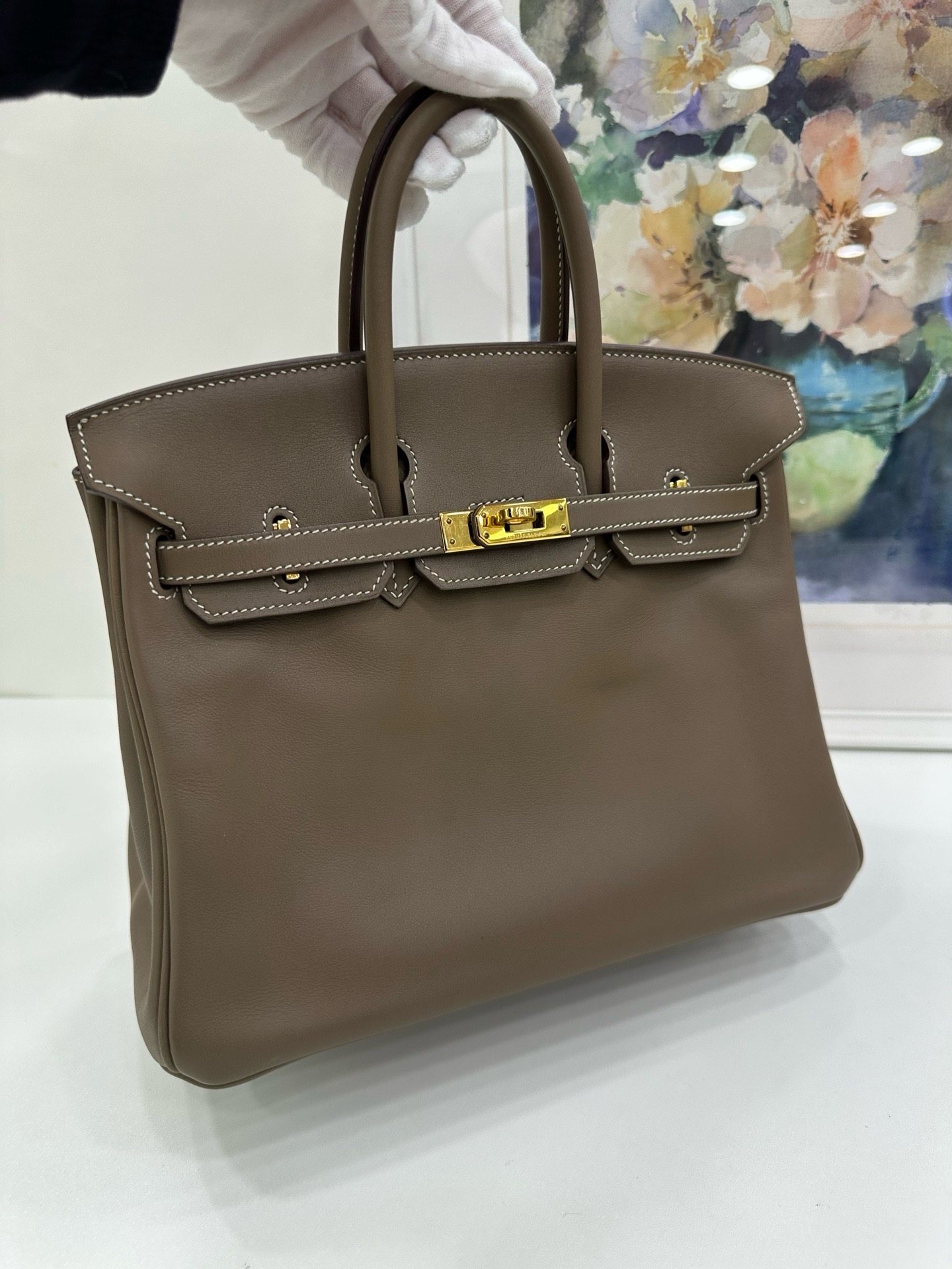 Pre-Owned HERMÉS Birkin 25 Stamp X / Product Code: 26052204