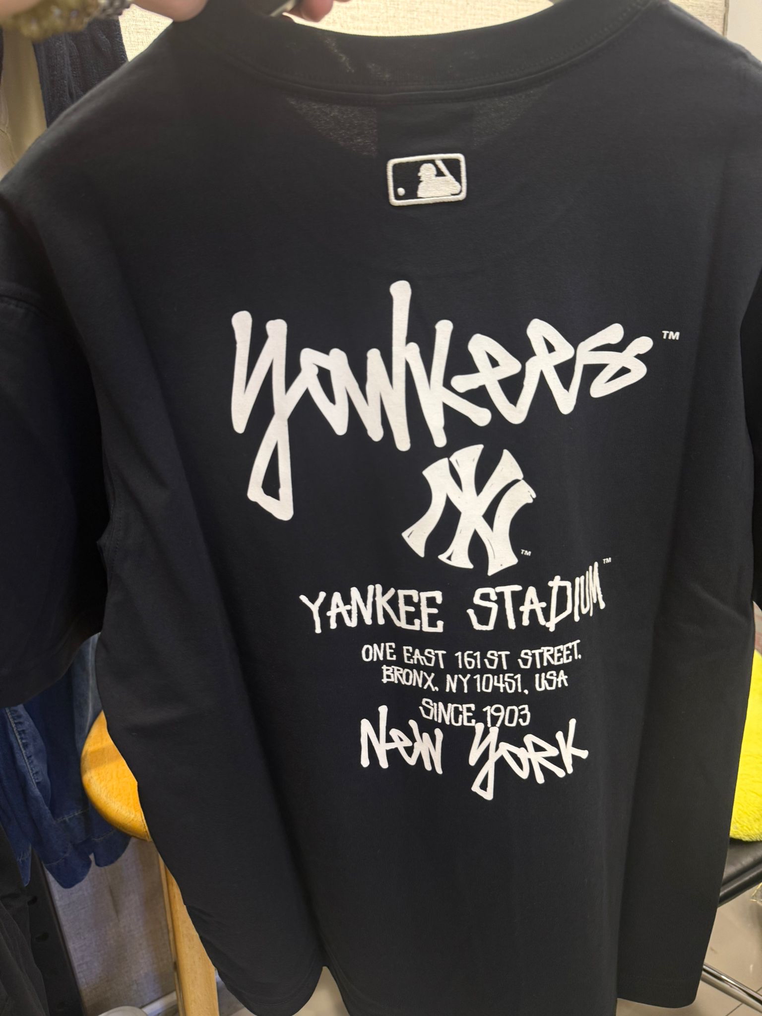 *🇰🇷韓國直送MLB韓國🇰🇷專門店 紐約洋基隊SIMPLE LOGO T-SHIRTS 3ATSB1063男女同款 折扣優惠🈹*
