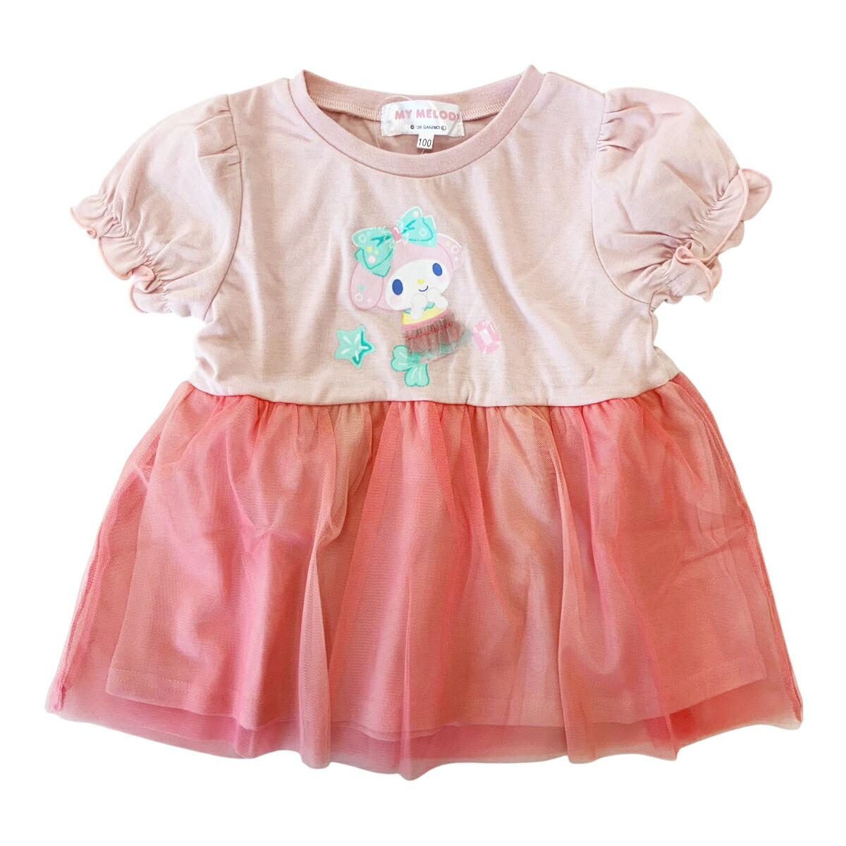 🆕【⭐訂購⭐】🇯🇵日本直送 🌀#Sanrio 荷葉邊薄紗下擺短袖 tee［6款選］ 🌀 [PLFA-0089] [260627]