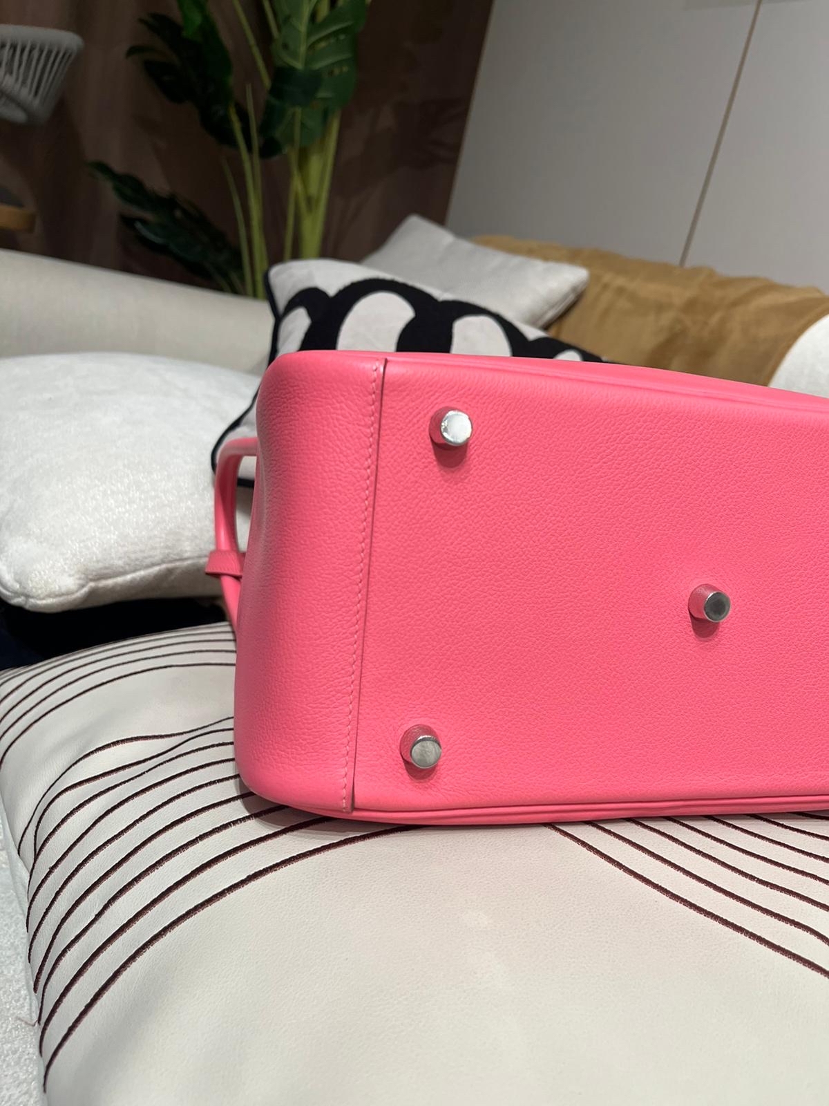 HERMES LINDY 26,8W 杜鵑粉STAMP A 100%Authentict,98%new ✅收據副本 ✅dust bag ✅BOX 