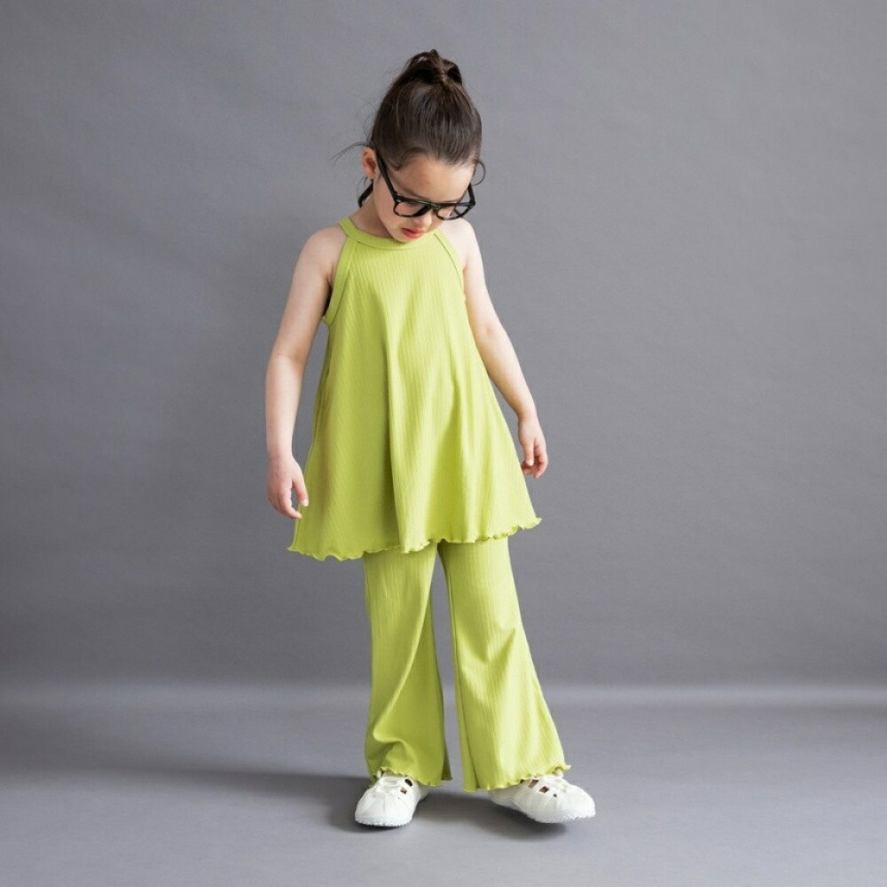 🆕【⭐訂購⭐】  🇯🇵日本直送 🌀女童喇叭吊帶背心+長褲套裝  [3款選] 🌀 [ELCA-0231][260525]