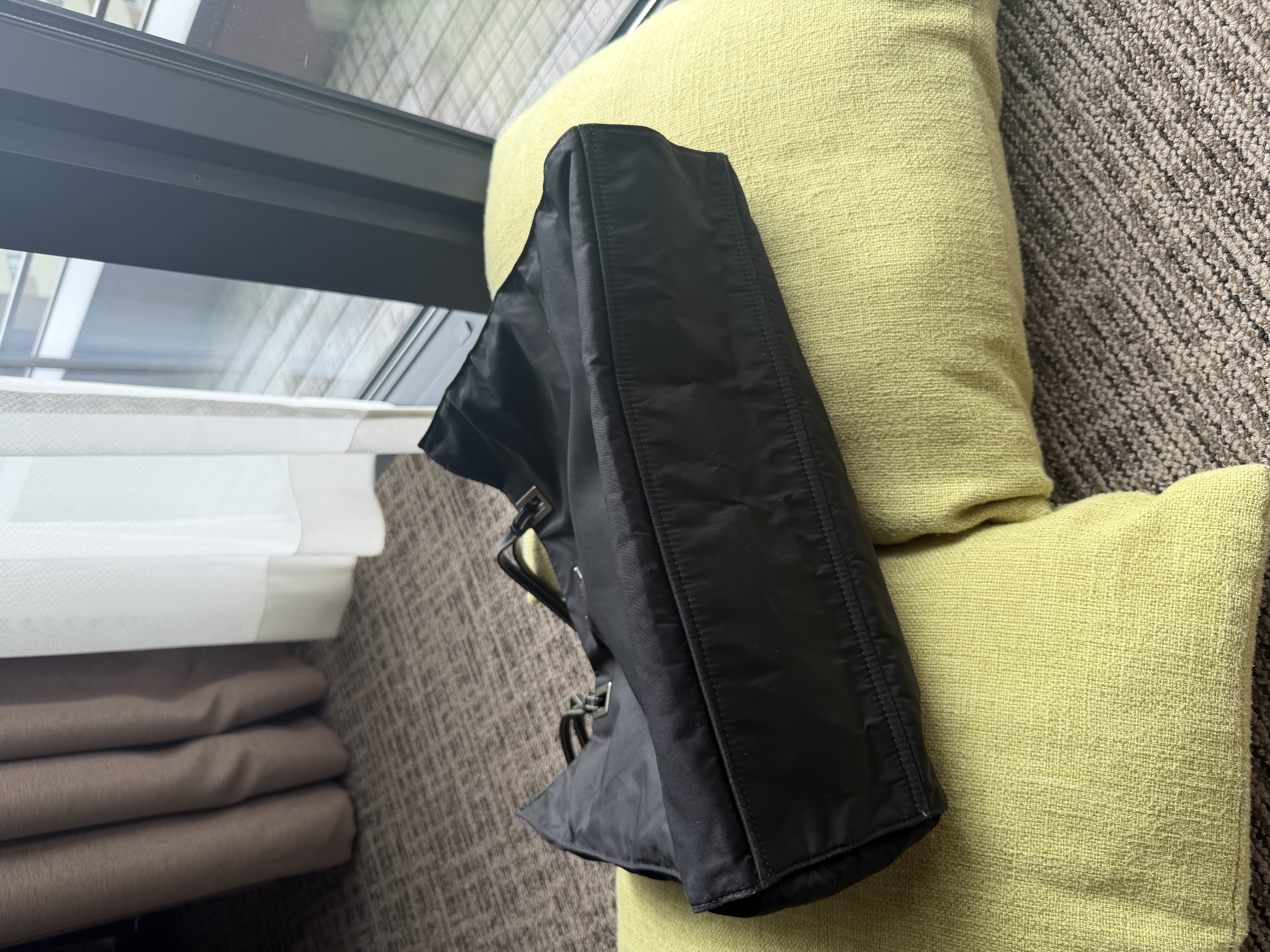 Prada black tote bag