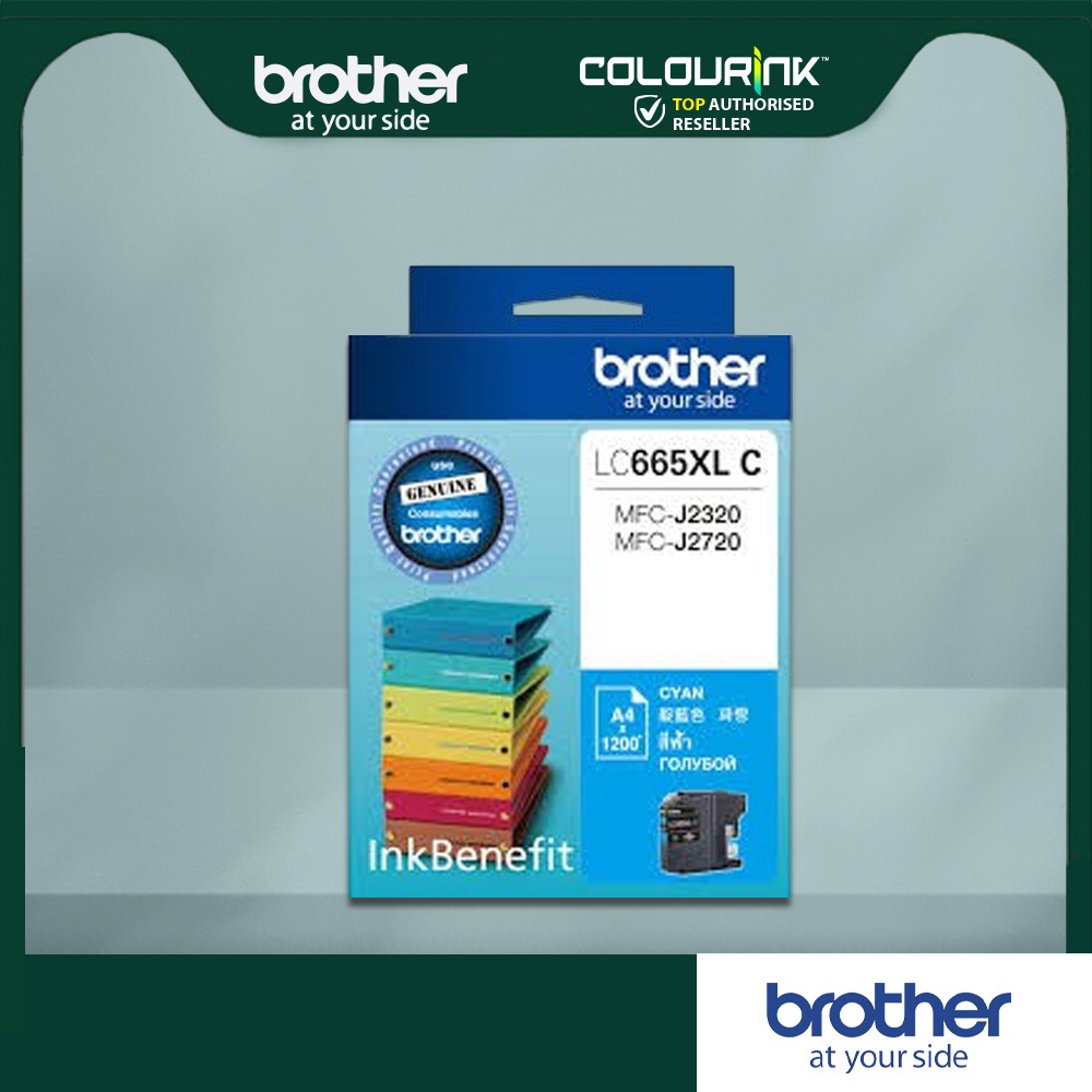 Brother LC669XL LC665XL Original Combo Set (BCMY) MFC-J2320/MFC-J2720 LC665 LC663 LC669