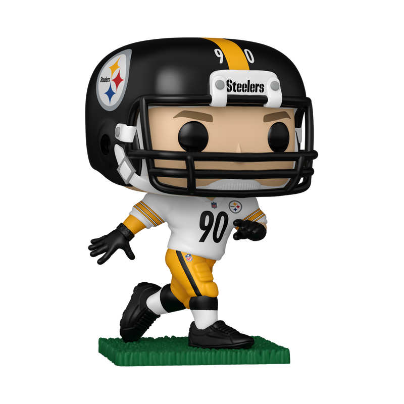 📦訂購 美國代購 Funko POP! NFL T.J. Watt (White & Yellow Uniform) Figure 匹茲堡鋼人 模型