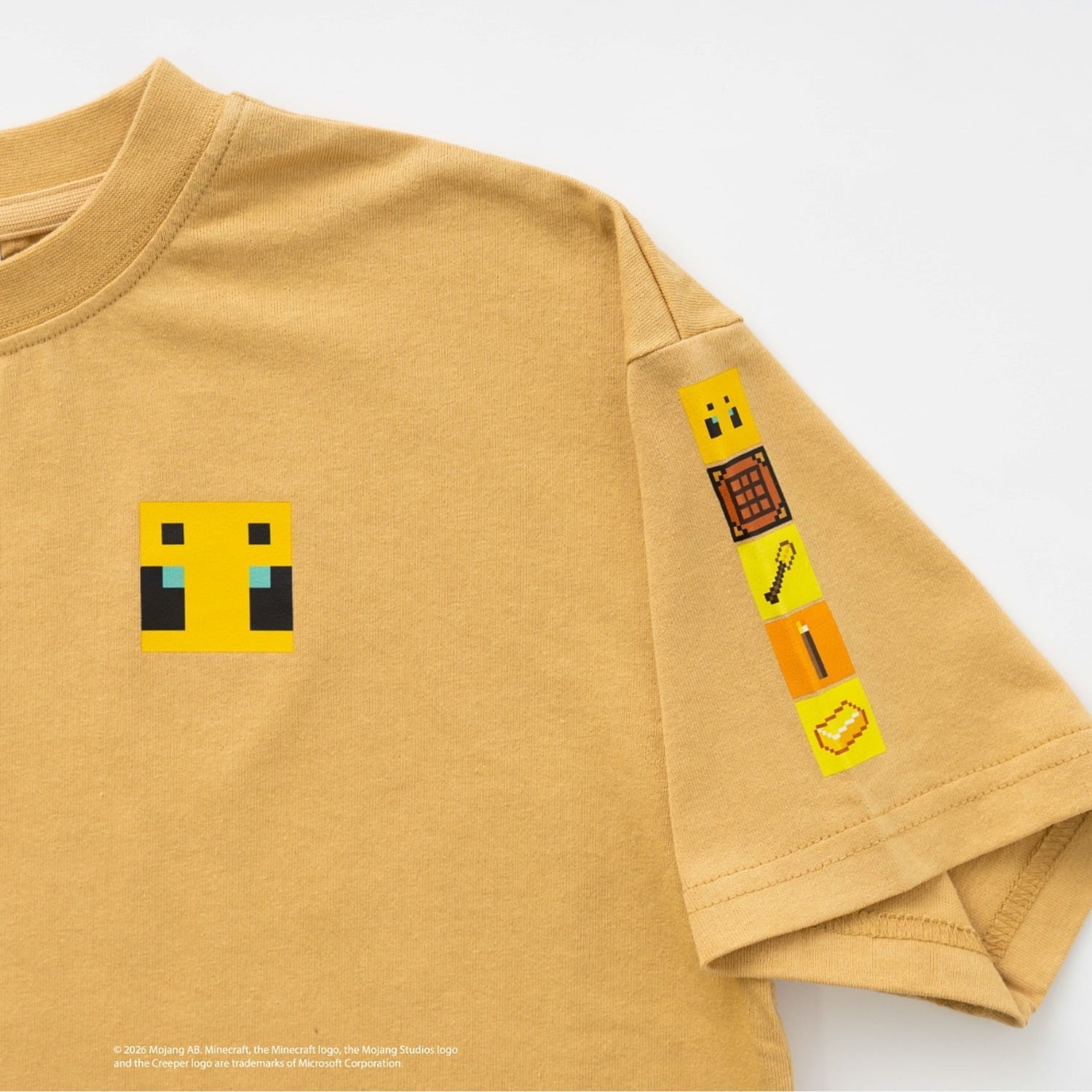 🆕【⭐訂購⭐】🌀🇯🇵 日本直送🌀#Minecraft 前後衣袖 簡約印花 短袖Tee [3款選] 🌀 [ELFA-0132][260716]