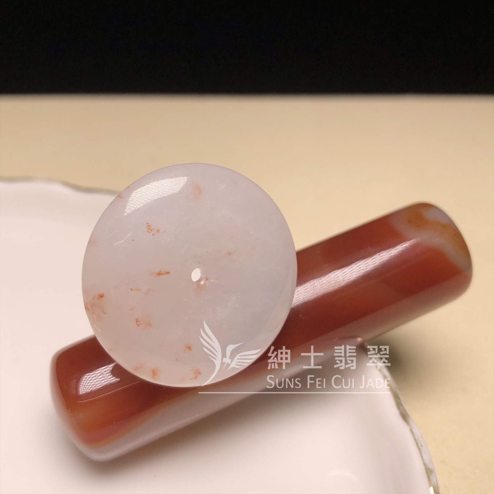 B08573 灑金平安扣