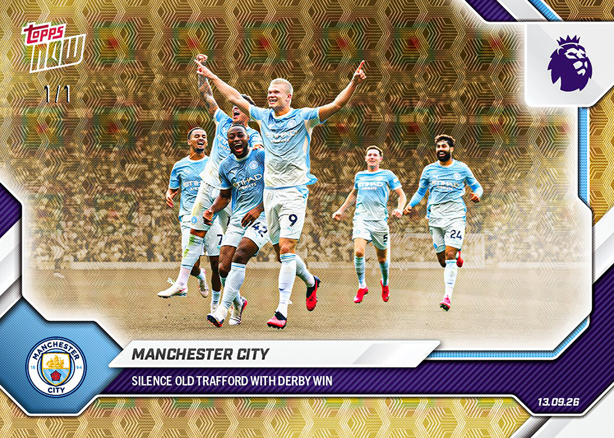 Manchester City - 2026-27 Premier League Topps NOW® #Card 29【團購】