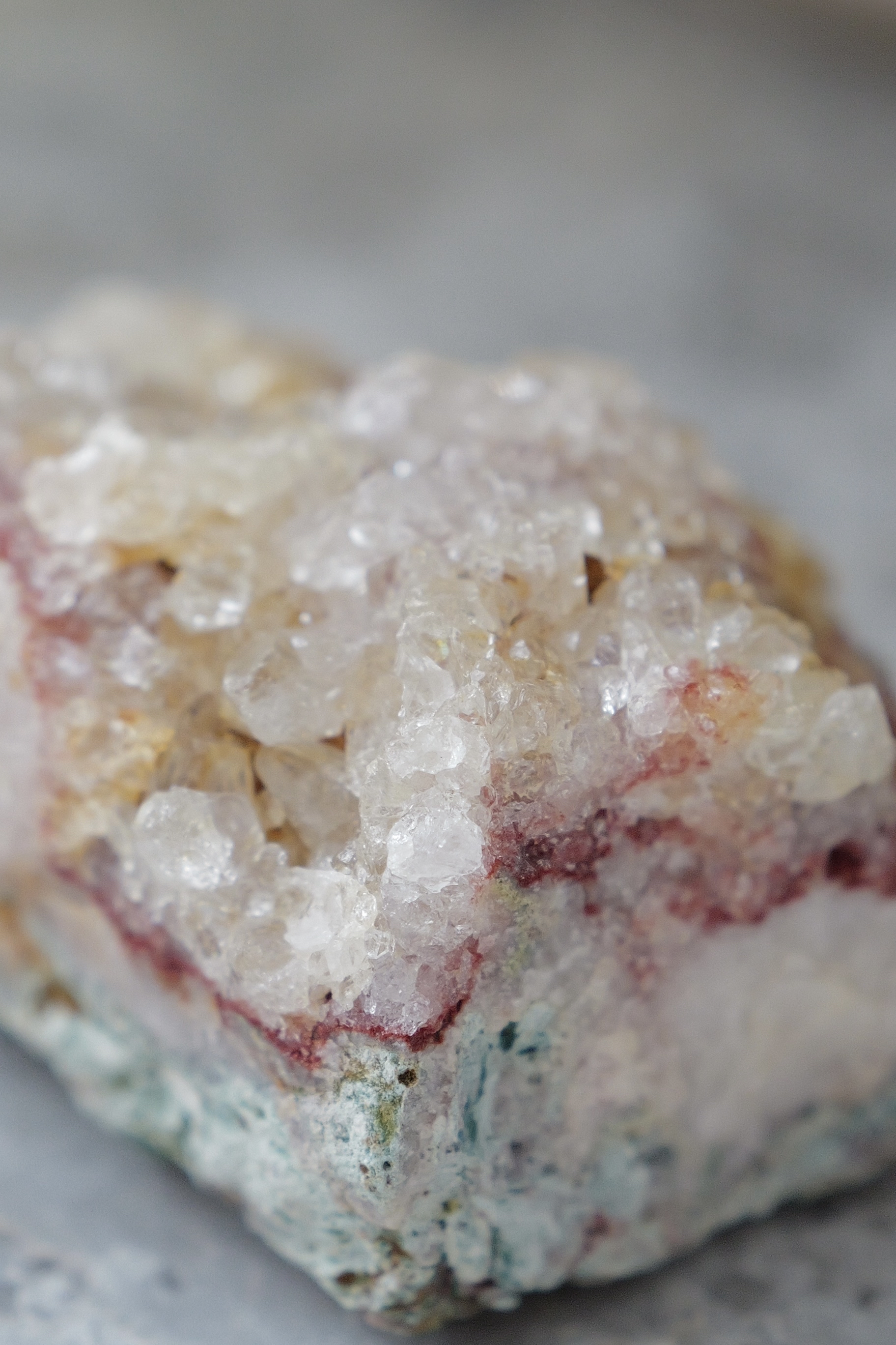   ༒5.5cm Pink Amethyst Geode༒ PA.7052H3m-RA22*3m6