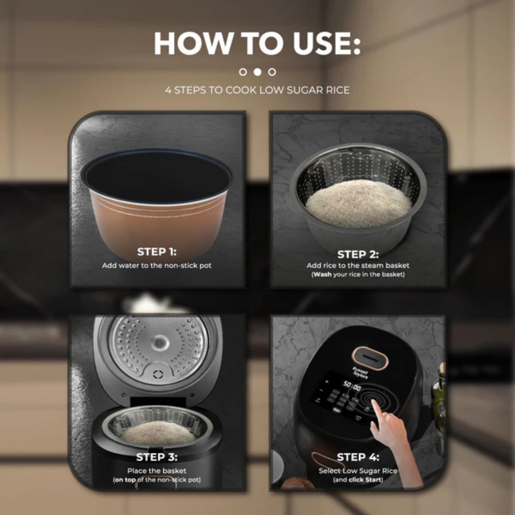 Russell Taylors 1.8L Jar Rice Cooker (RC9)