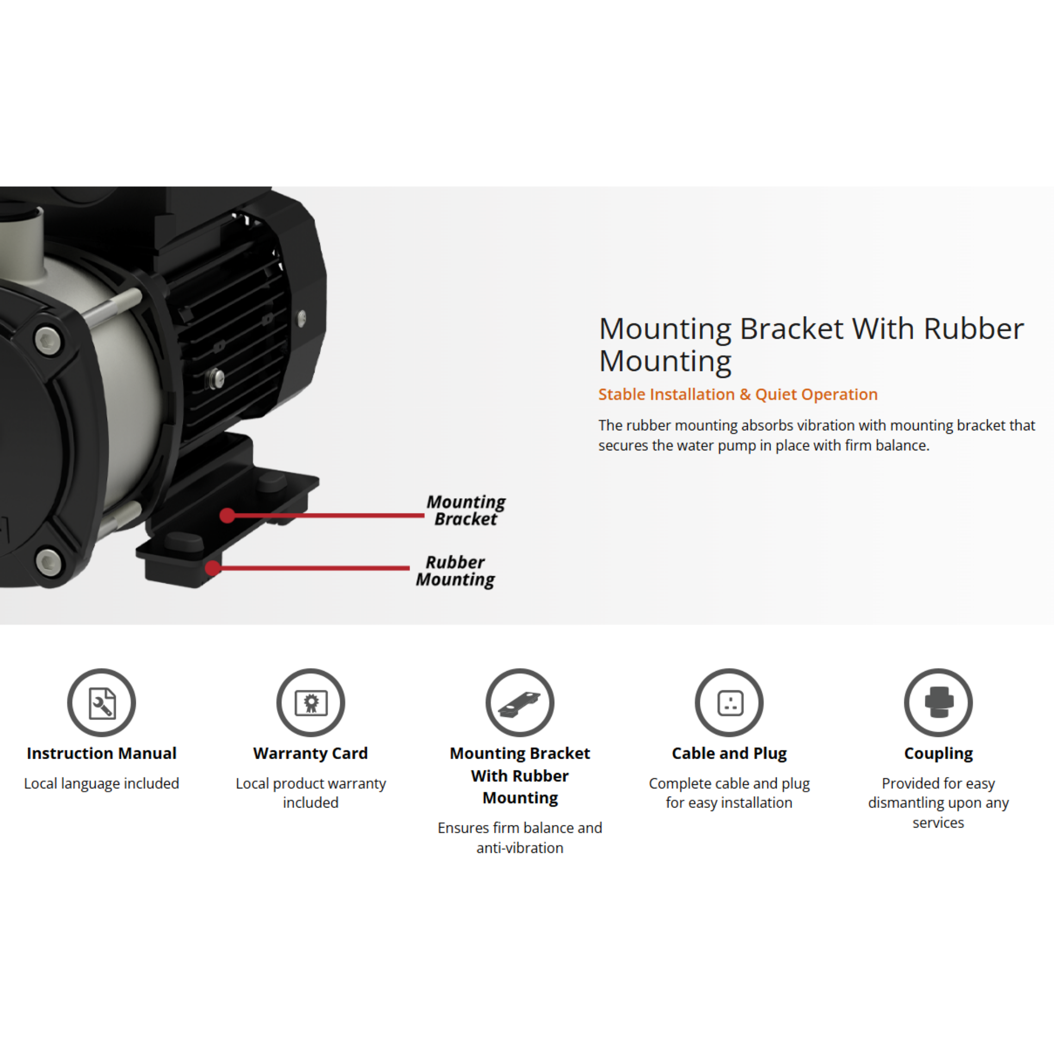 Joven Water Pump 1.35Hp Stainless Steel Automatic Water Pump (JHP 4-50)