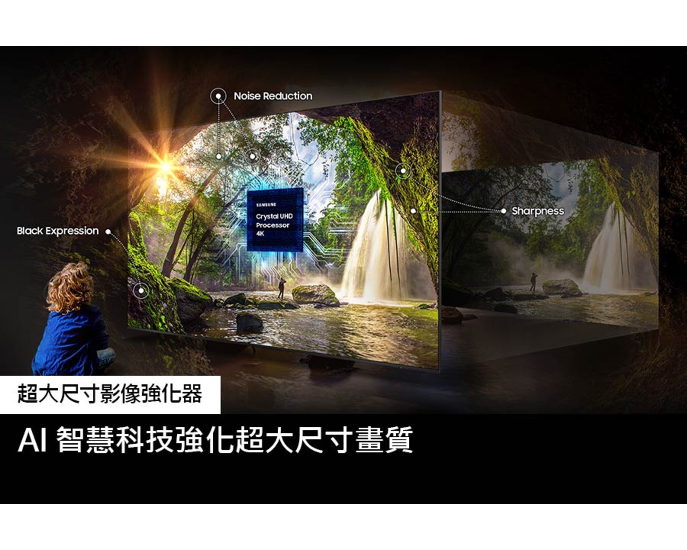 98" SAMSUNG DU9000 4K UHD 最平大品牌巨屏電視機 98DU9000JXXZ(國際版）