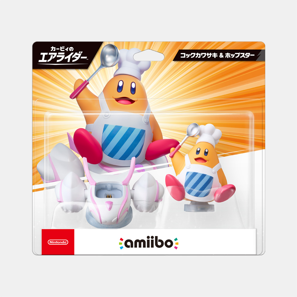 【預售 2026 TBC】AMIIBO 卡比的馭天飛行者系列 (廚師川崎 & 跳躍之星) Kirby Air Riders (Chef Kawasaki & Hop Star) PO0821