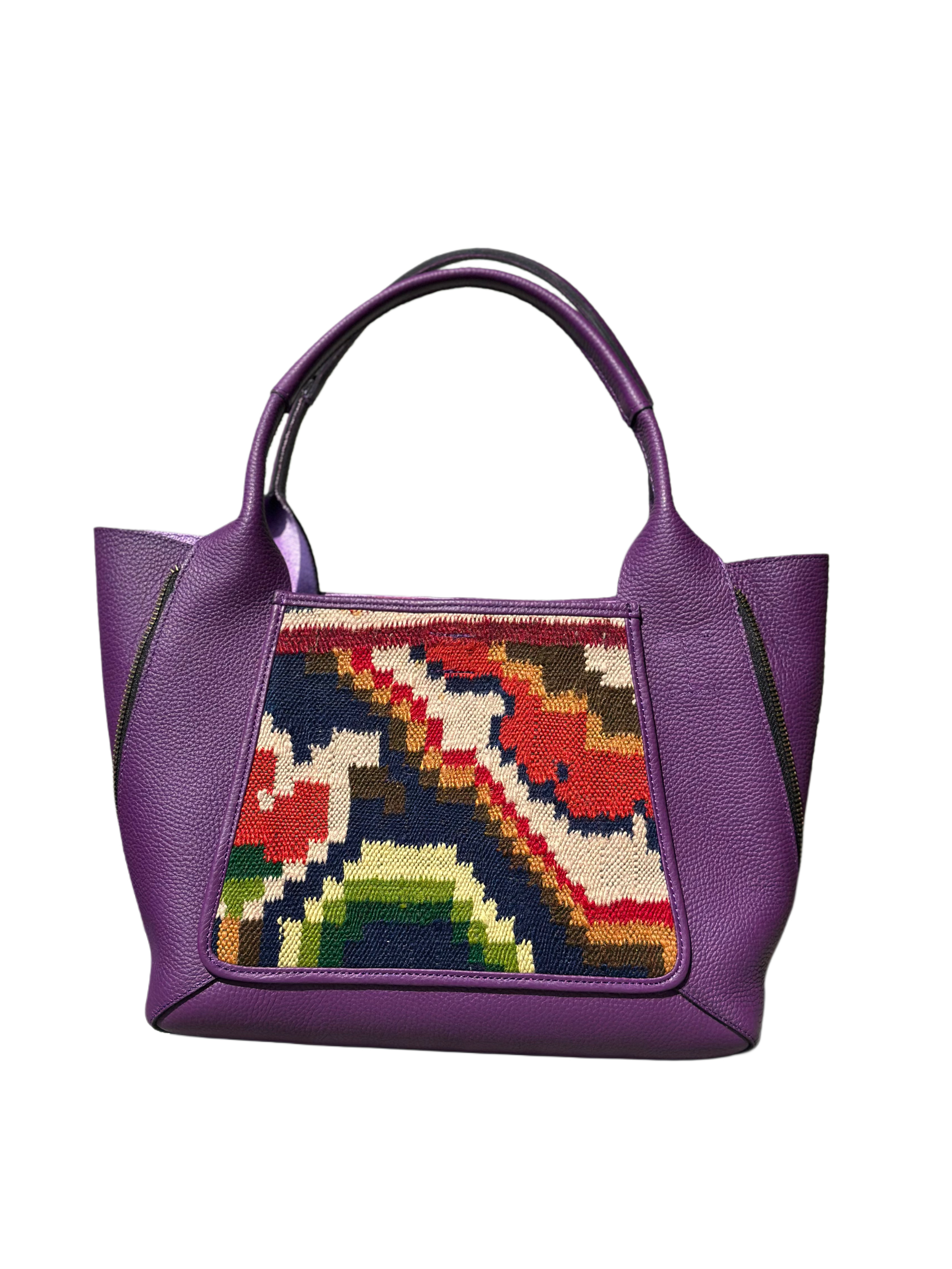 K4 土耳其真皮地氈手袋（紫色）