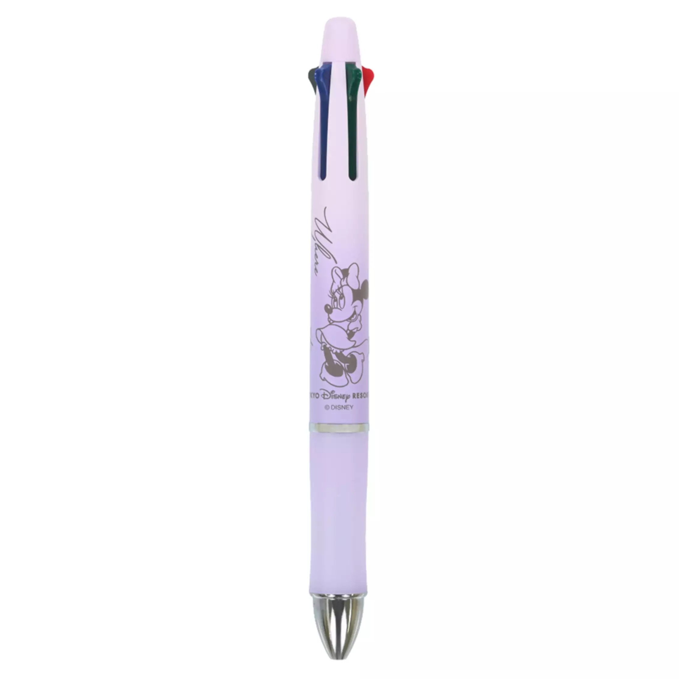 現貨｜【日本 Disney Store 限定】Minnie Mouse 米妮 Dr.Grip 4+1 日本製 多功能 5用筆 0.7mm 4色原子筆 + 0.5mm 鉛芯筆 (077706)