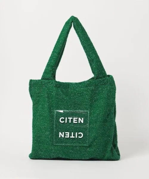 日本直送CITEN Sparkling Clear Logo Tote Bag
