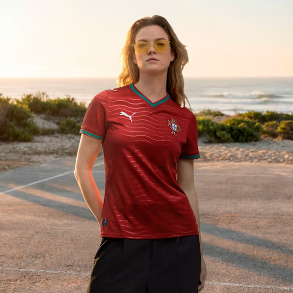 海洋力量 × 戰鬥精神 Puma Portugal 葡萄牙 2026-27 女裝主場球迷版球衣 (可加印字章) 783280