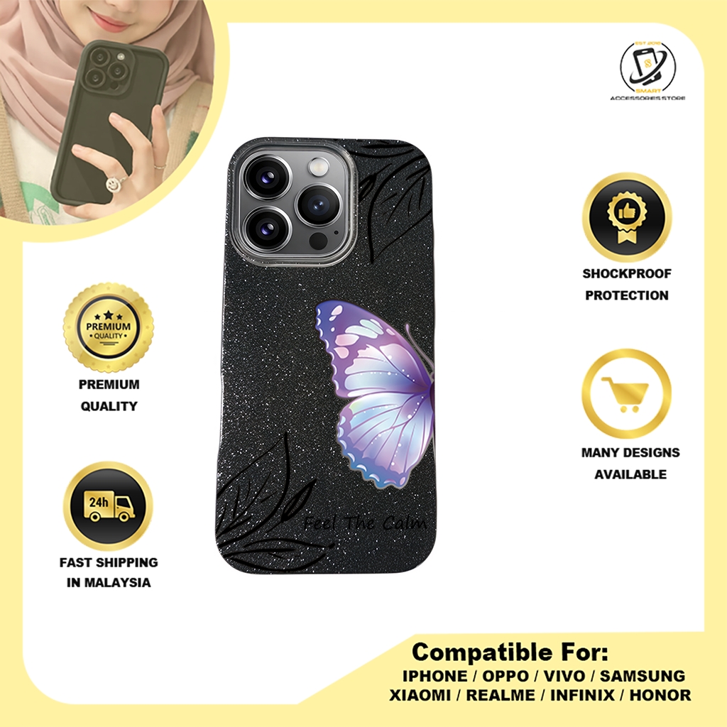 BLING CASE PHONE FOR IPHONE - DESIGN BUTTERFLY H