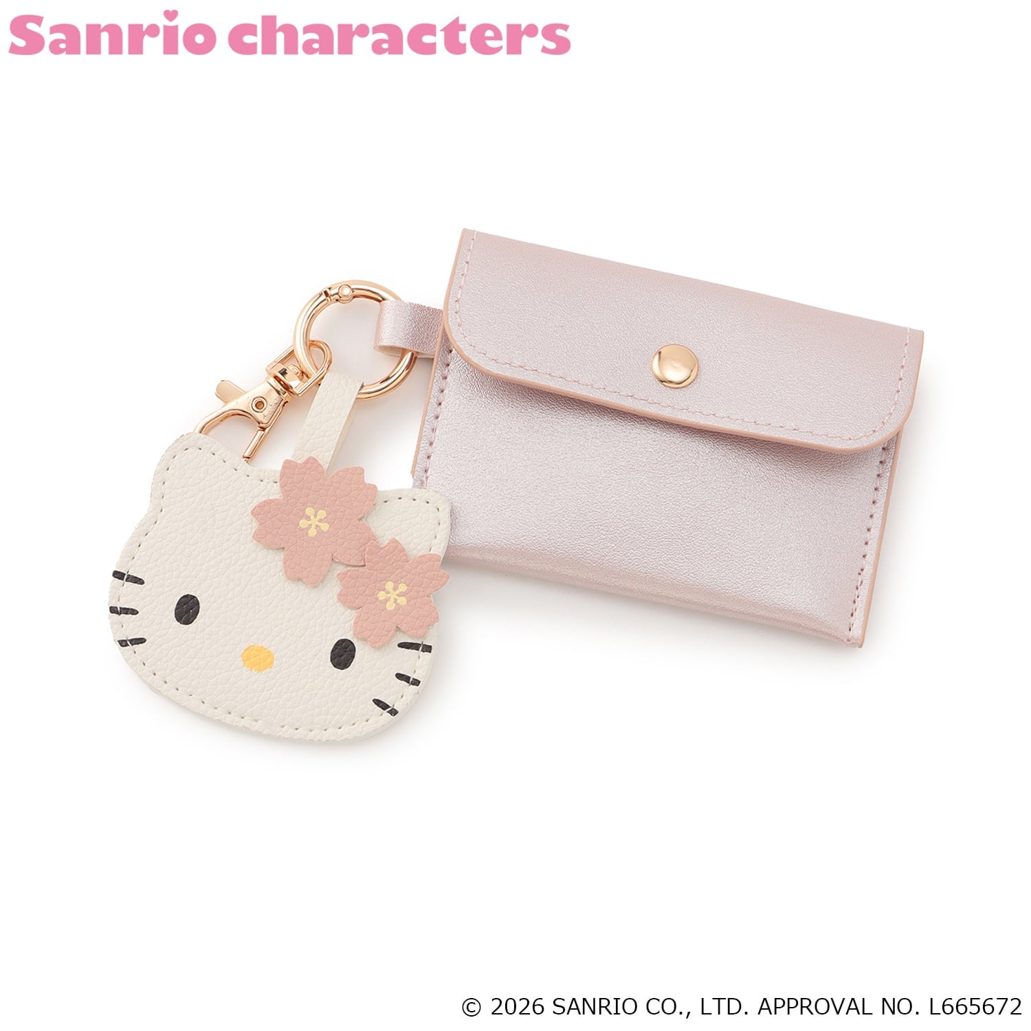 🆕【⭐訂購⭐】 🇯🇵日本直送🌀#Sanrio 合成皮革小物袋 連造型鏡掛飾［4款選］🌀[ELED-0052][260606]