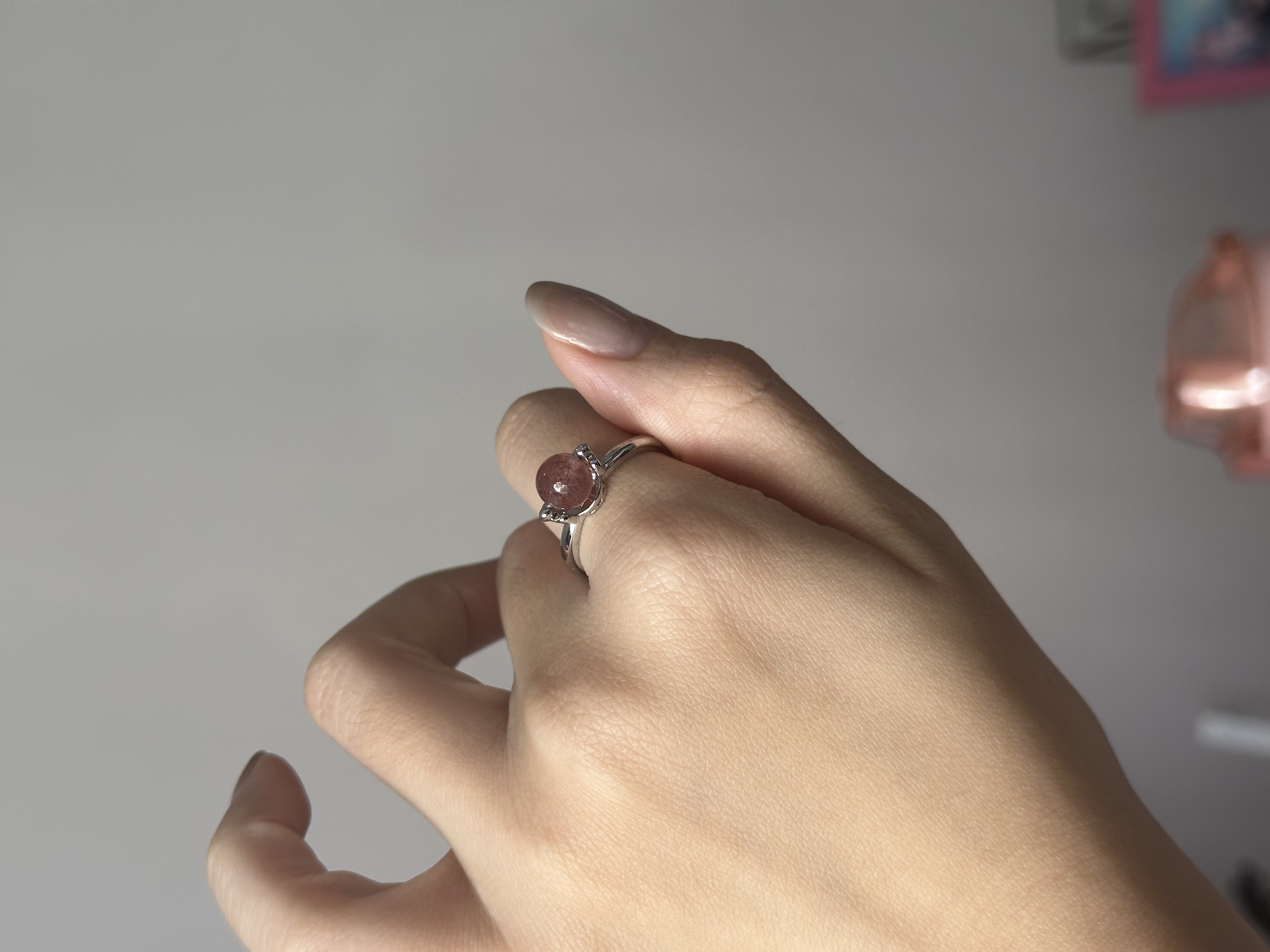 草莓晶戒指 ｜ Strawberry Quartz Ring