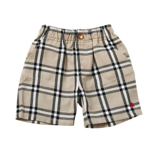 🇯🇵預訂 日本直送🇯🇵Polo Baby標誌刺繡格紋短褲