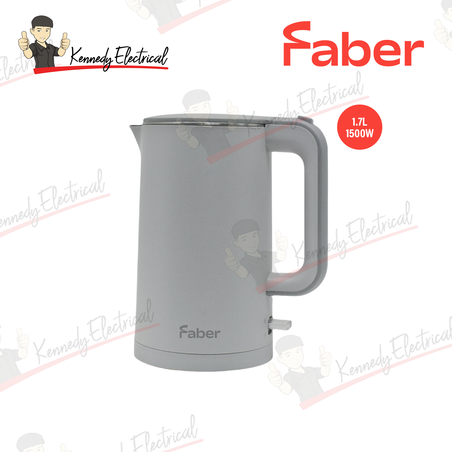 Faber 1.7L Jug Kettle FCK DW 1778GR