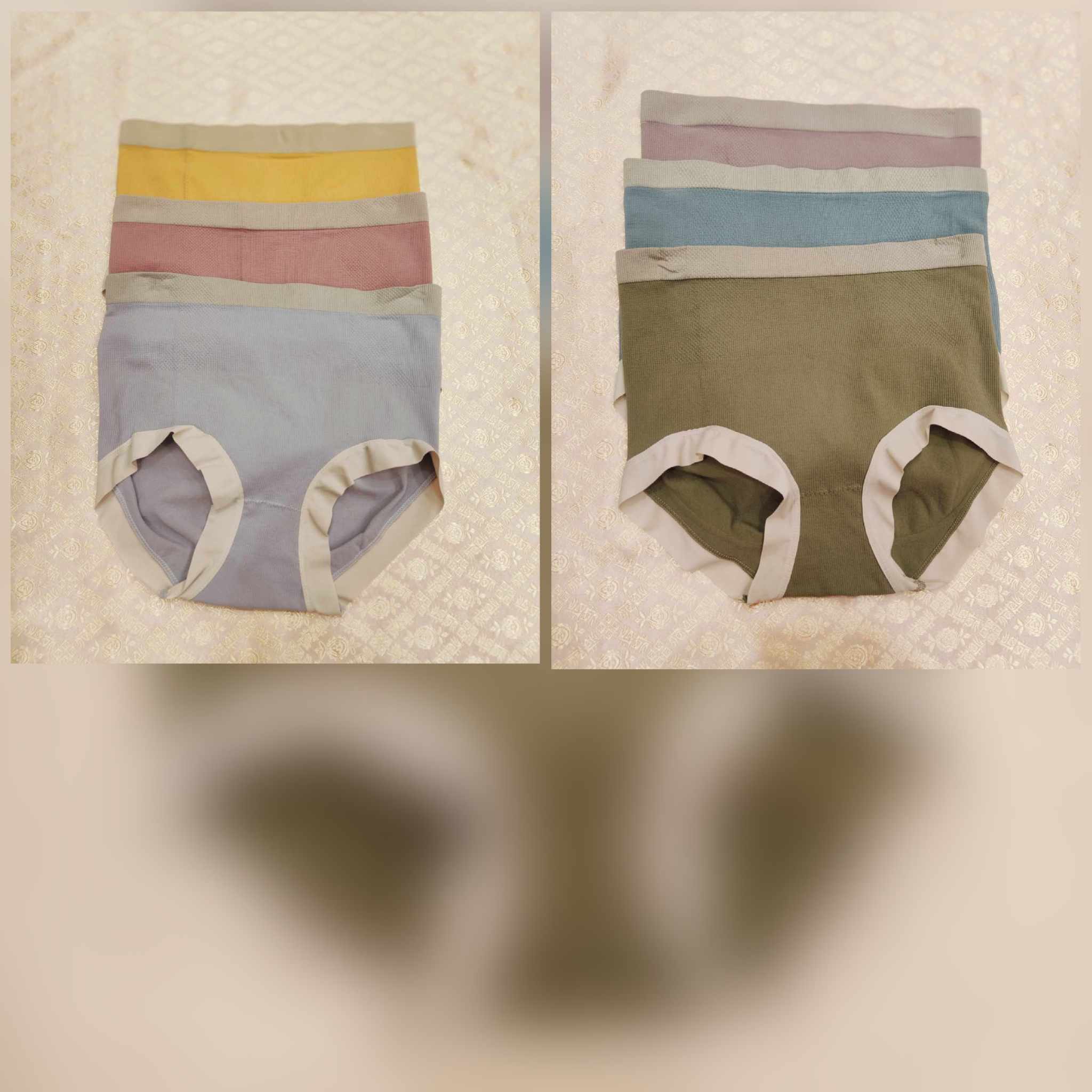JJ0030 高腰糖果色柔内裤（一套三件颜色随机）
