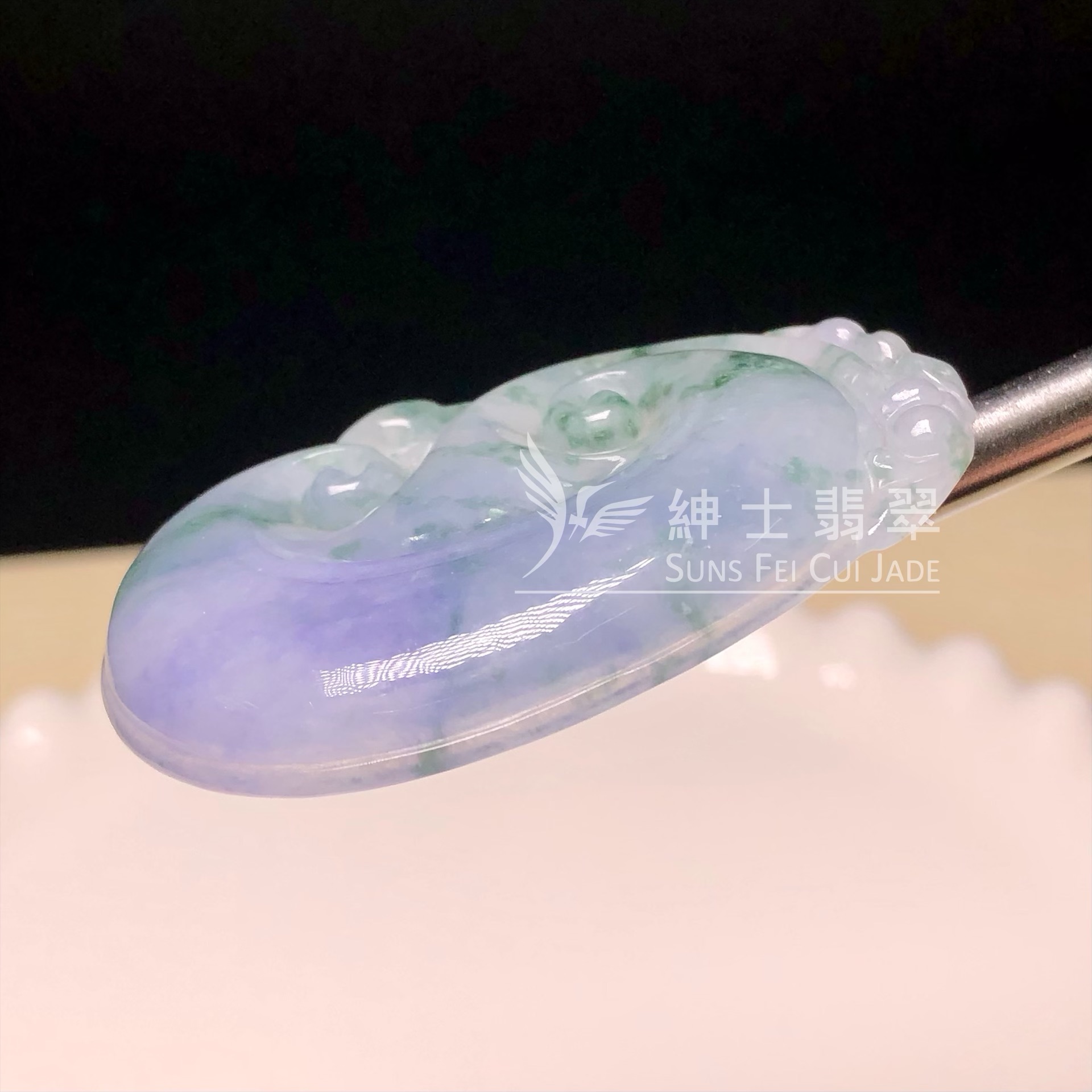 B08578 茄紫飄花如意