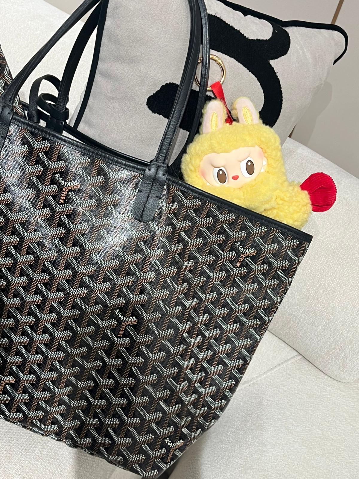 未使用品 Goyard saint Louis pm tote bag Noir 100%Authentic,Unused 未使用品✅24收據✅dust bag 