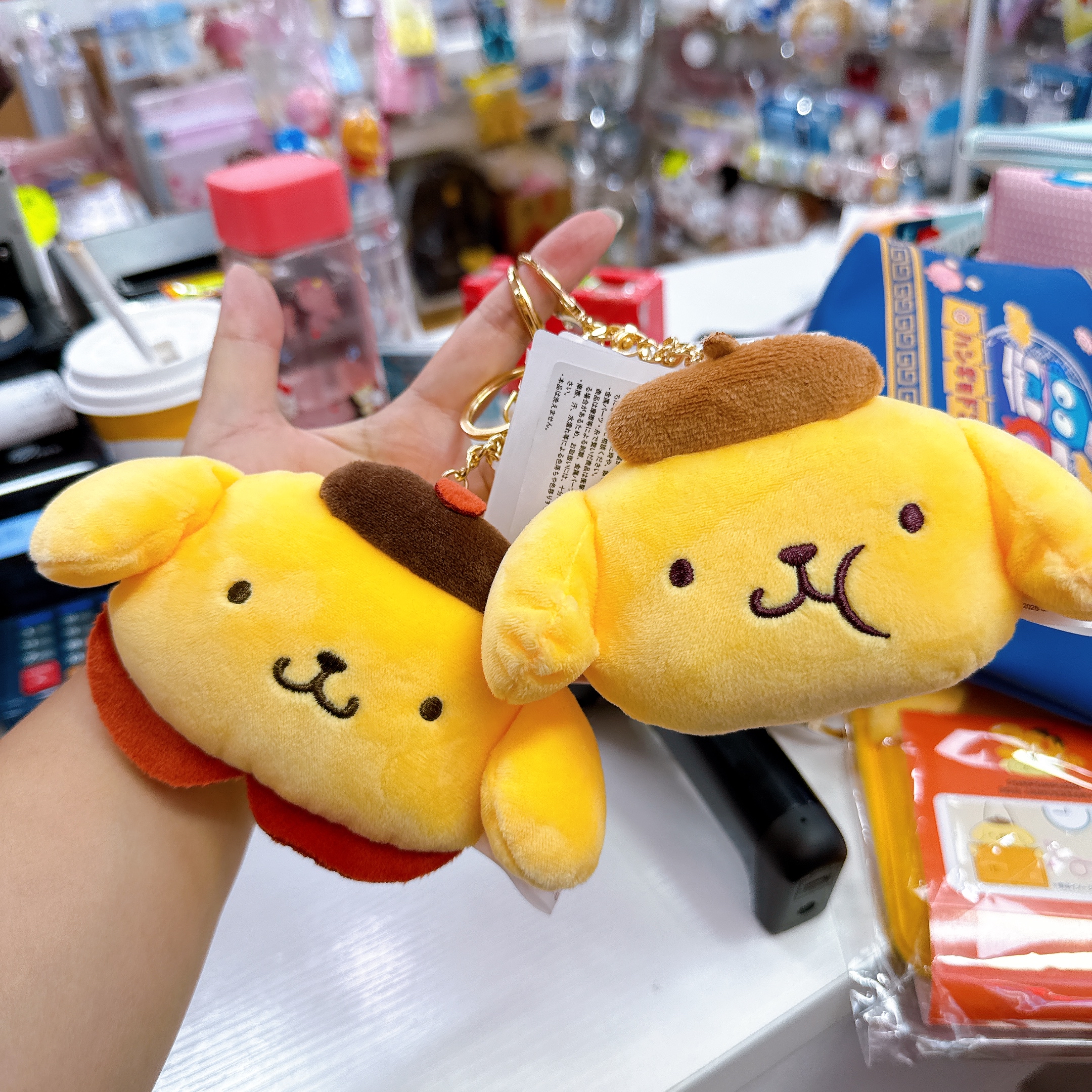 本店獨家發售日本直送布甸狗30周年掛袋掛飾 散銀包拉鍊袋 