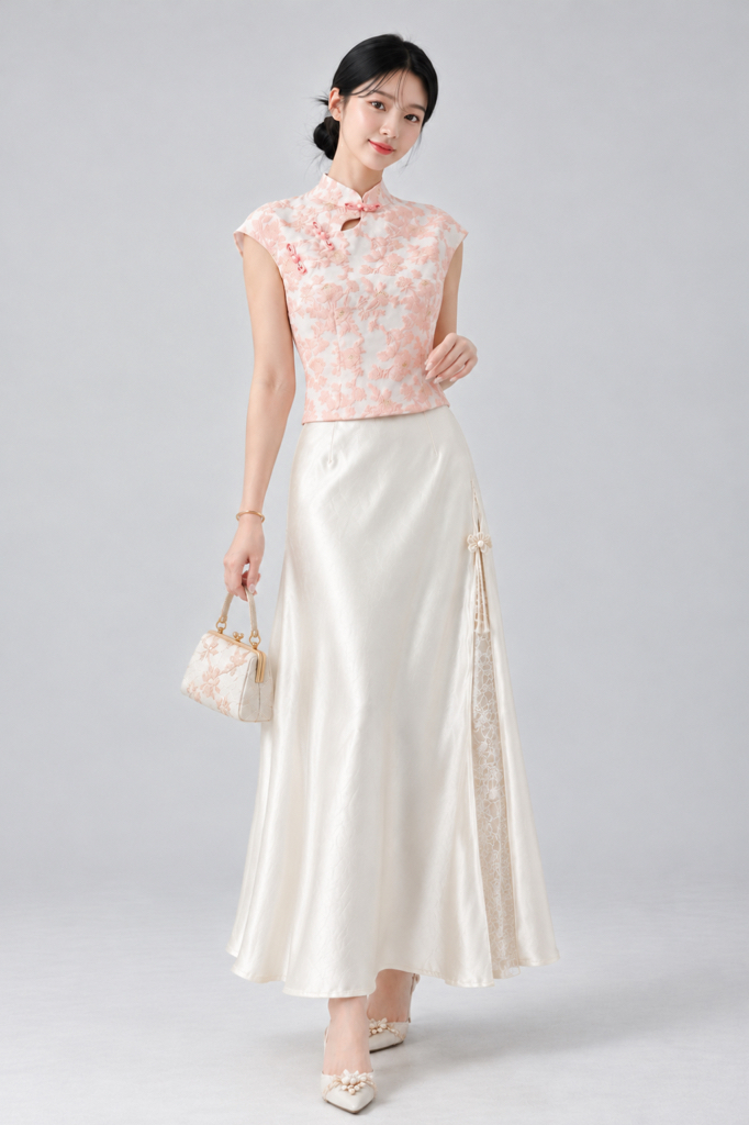 983 Luxe Satin Maxi Skirt