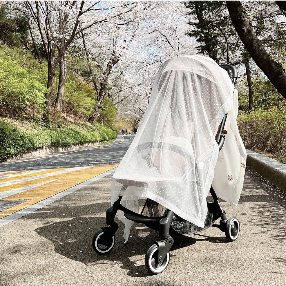 DOTTODOT 刺繡嬰兒車遮陽防風罩（Stroller Cover）
