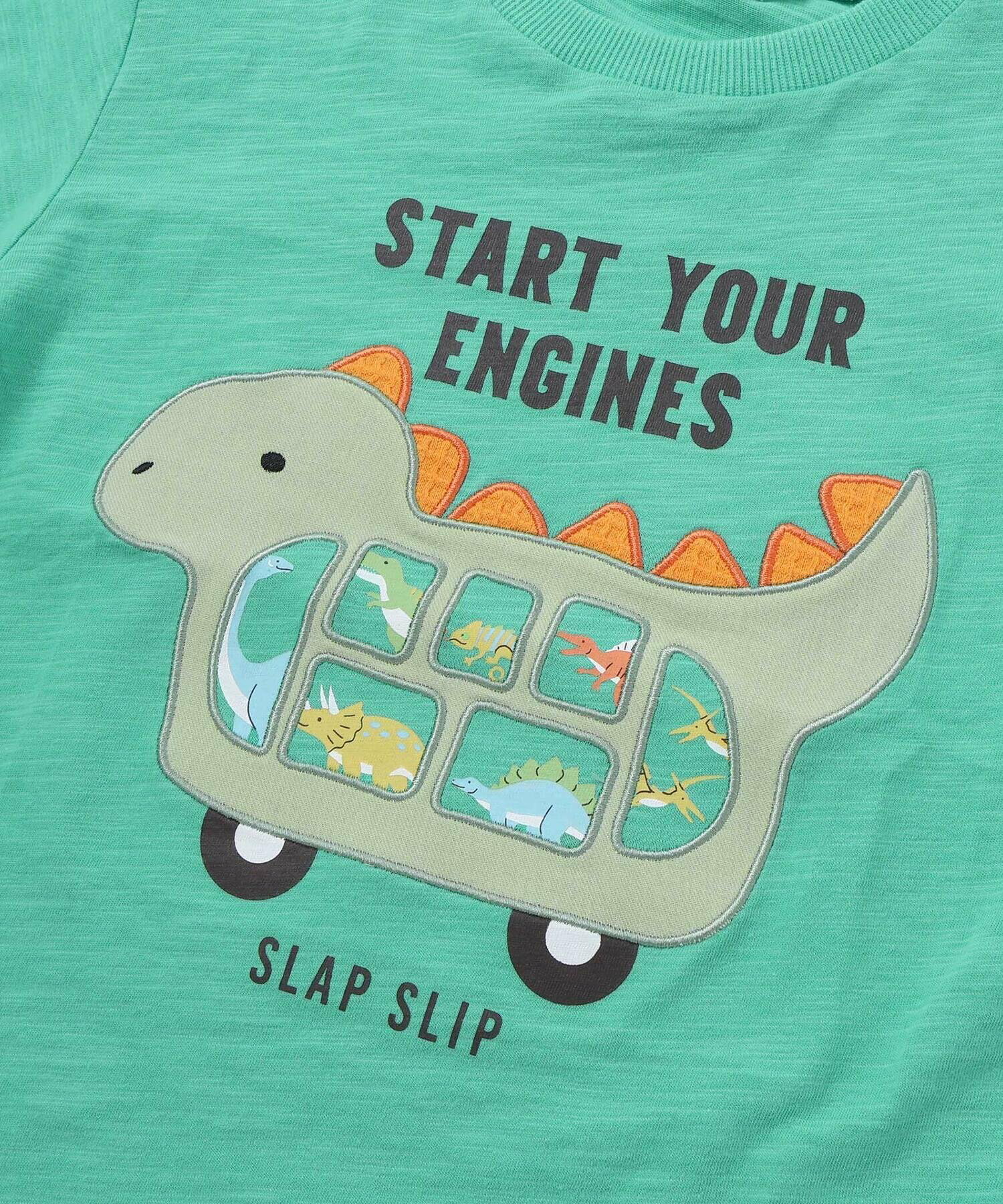 🆕【⭐訂購⭐】  日本直送🌀車窗繪本設計刺繡 短袖Tee［3款選］🌀[ELDA-0025][260503]