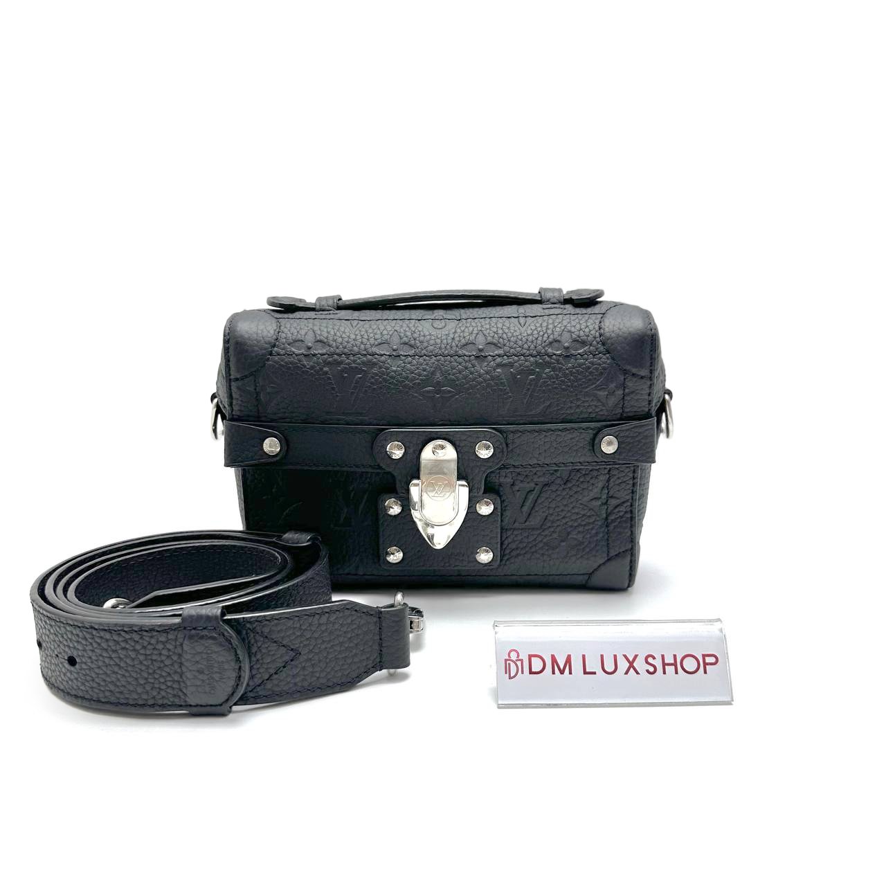 LV Black Taurillon Soul Trunk SHW
