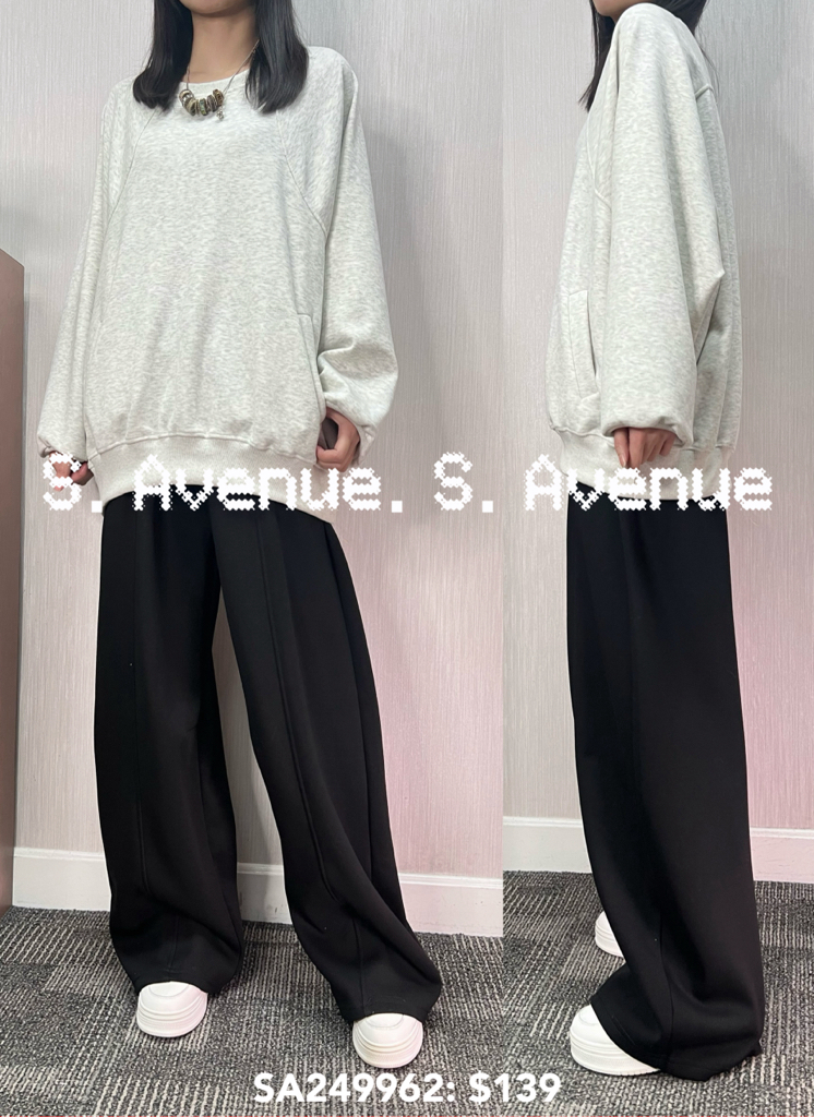 SA249962: 長袖側雙袋衞衣