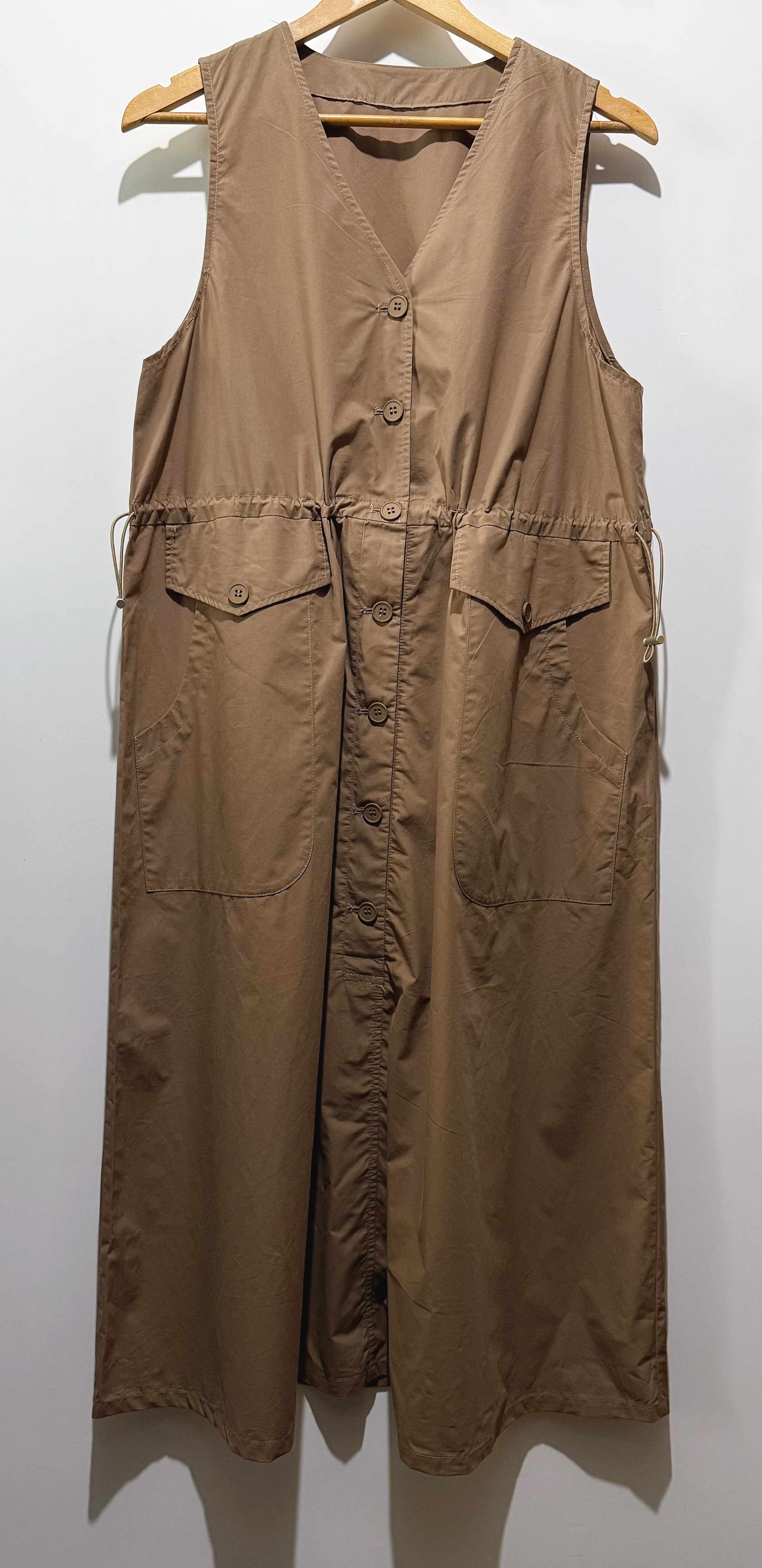 S00353 棉布工風背心Op 🔆