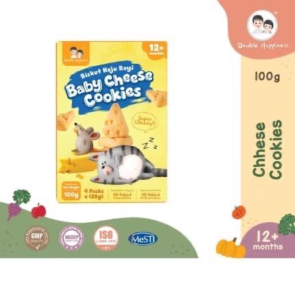 Double Happiness  嬰兒芝士曲奇100g(12m+)