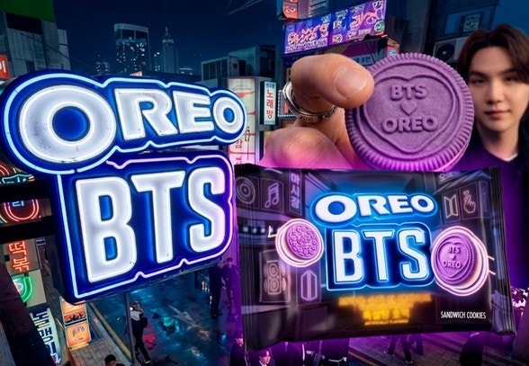 ARMY必搶｜韓國天團 BTS 防彈少年團 X OREO 紫色黑糖夾心餅 2盒/套