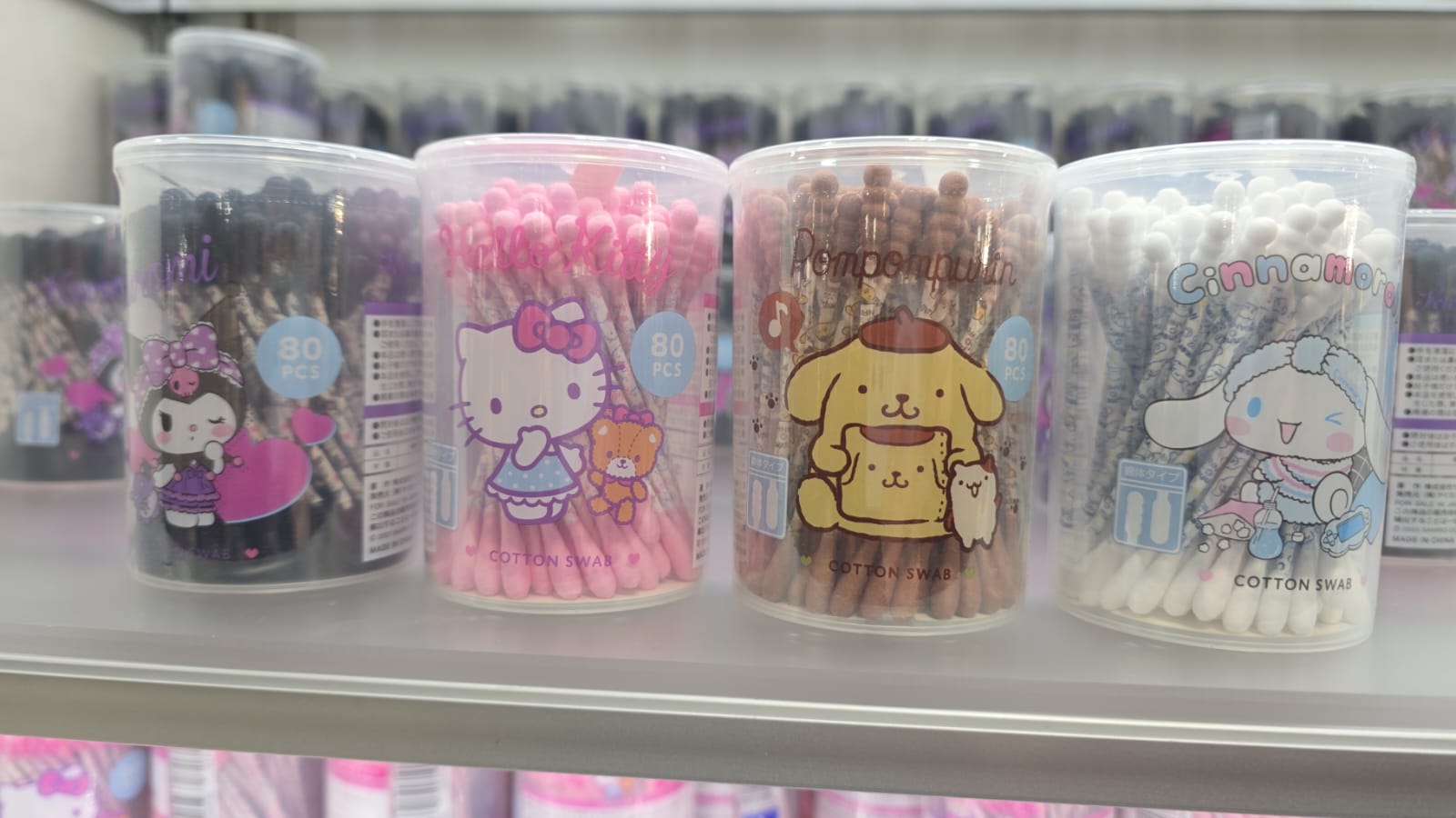 sanrio 棉花棒 80入