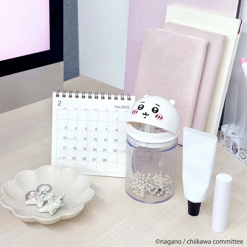 現貨🌸日本直送 |Chiikawa日版棉花棒收納盒/棉花棒筒 + 棉花棒（內含 50 支）