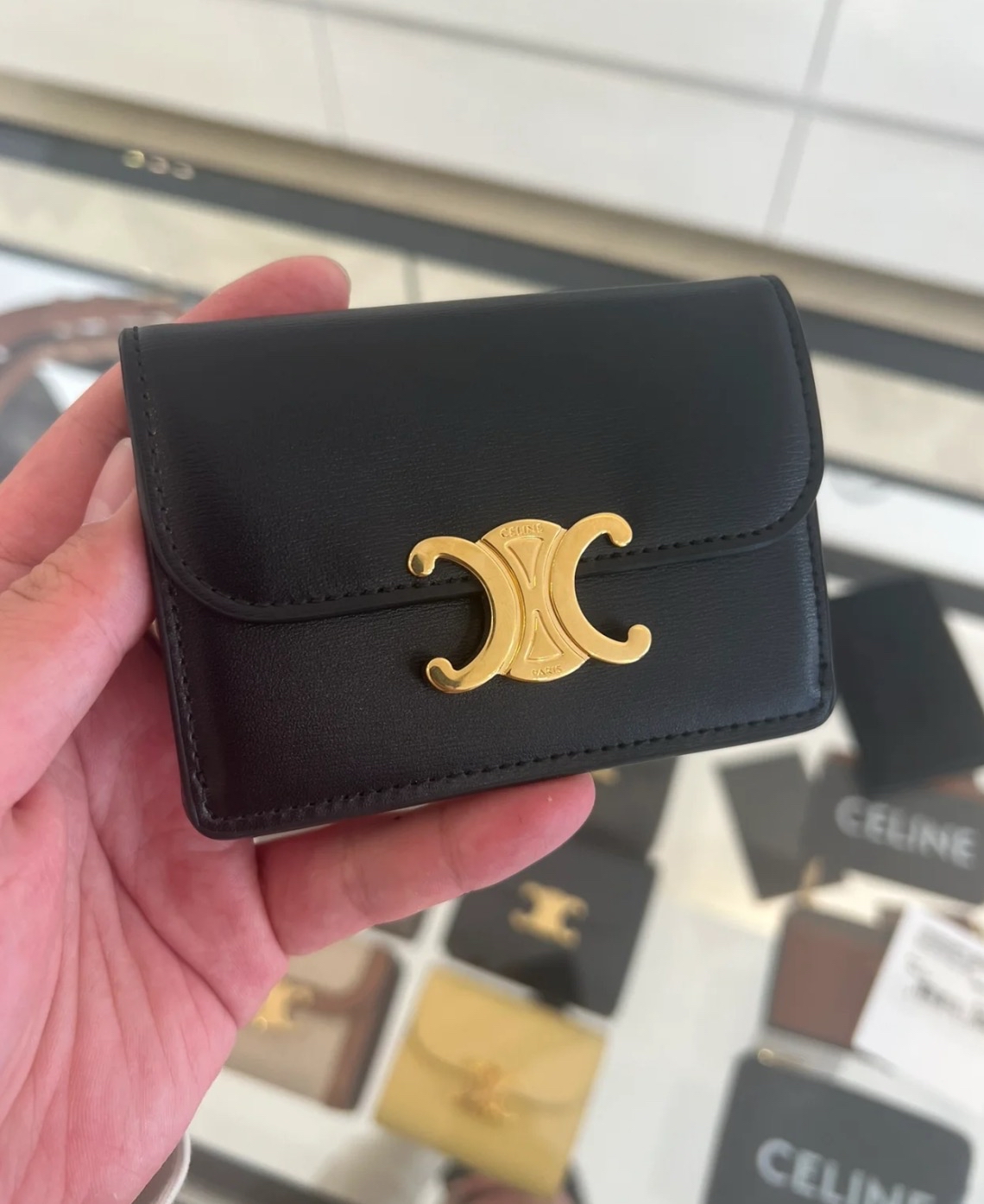 訂貨🍒Celine 黑金 Cardholder