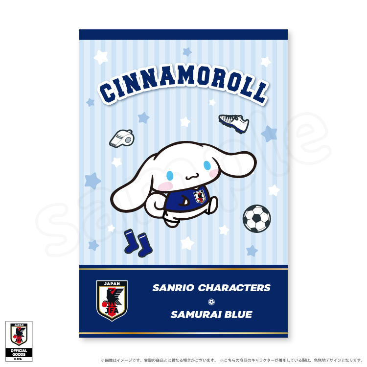 日本預訂📍日本Sanrio x 日本國家足球隊造型系列 - 單張名信片 2026年8月下旬出貨