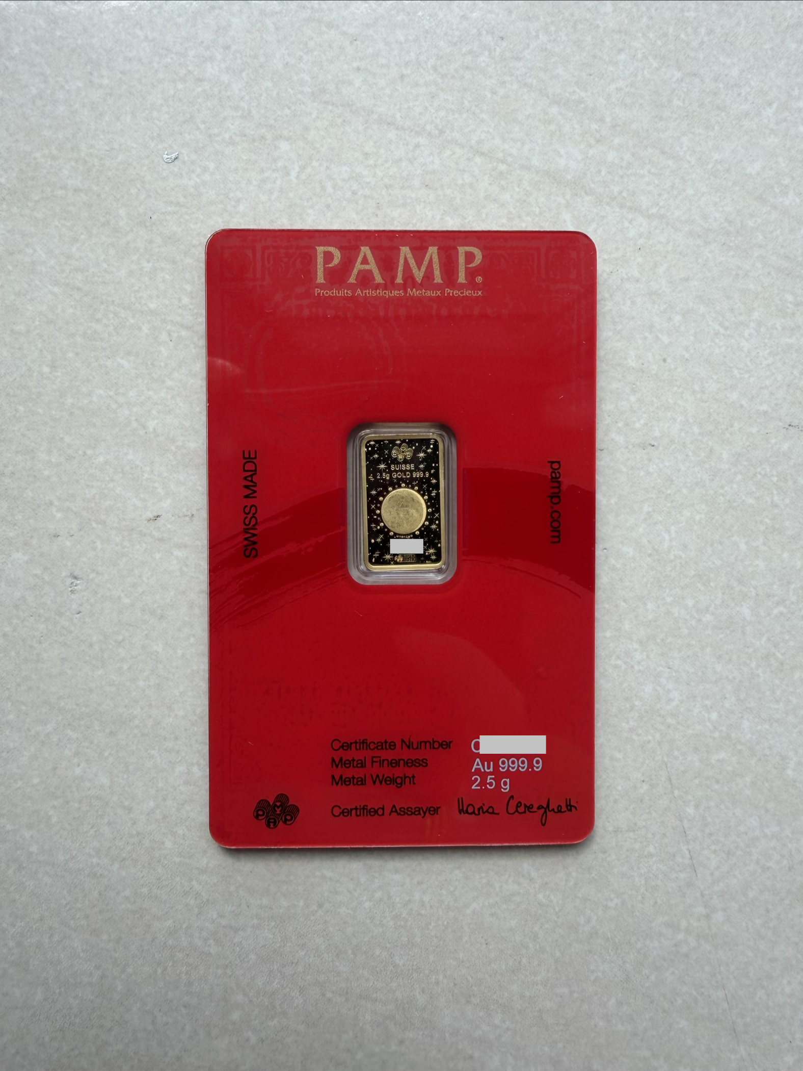 (SN 02102) PAMP Lunar 2026 Horse 2.5g🇨🇭Swiss Fine Gold Emas 999.9 with album 生肖千里马