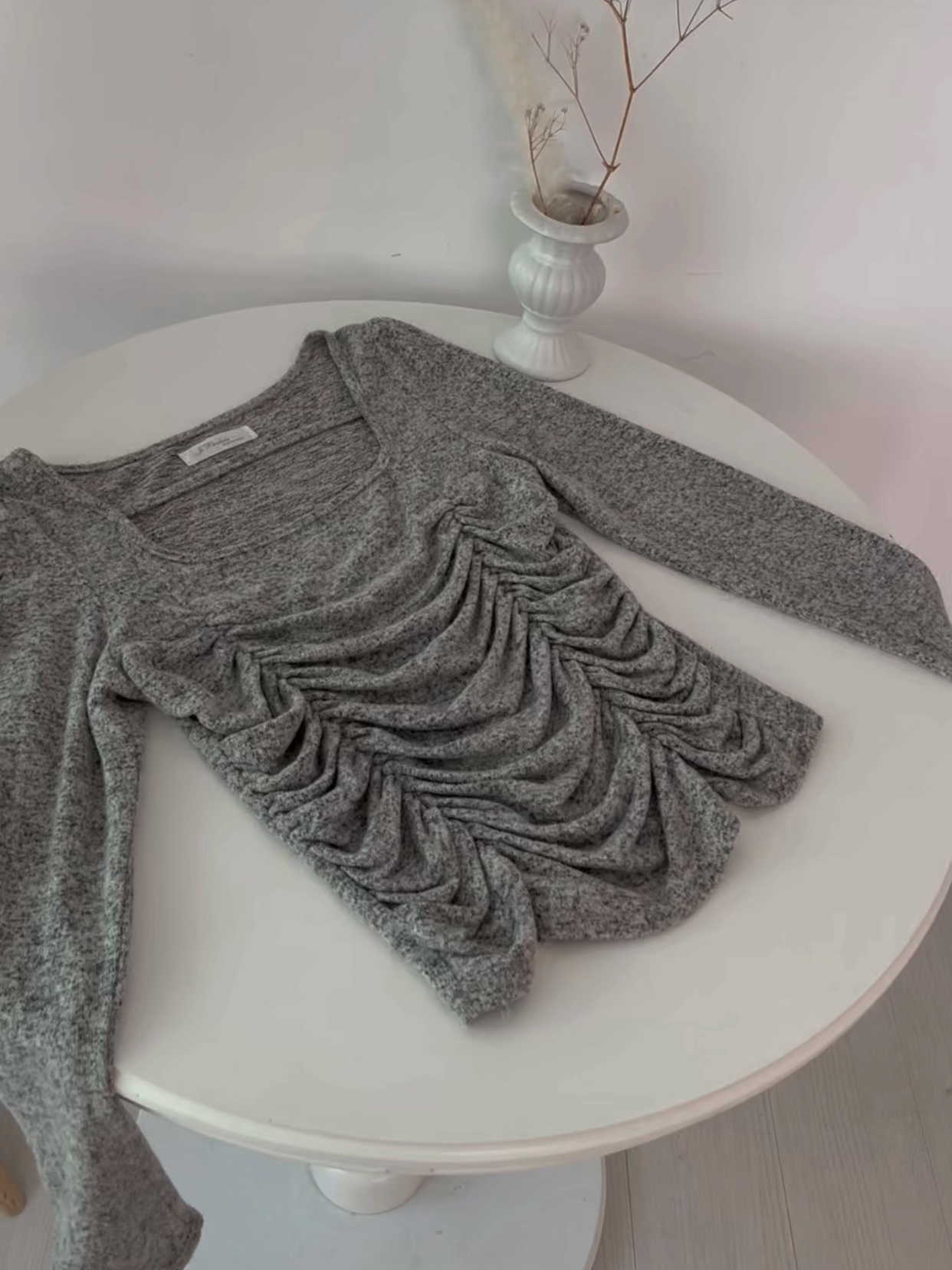 超軟綿綿皺皺褶上衣(KR)