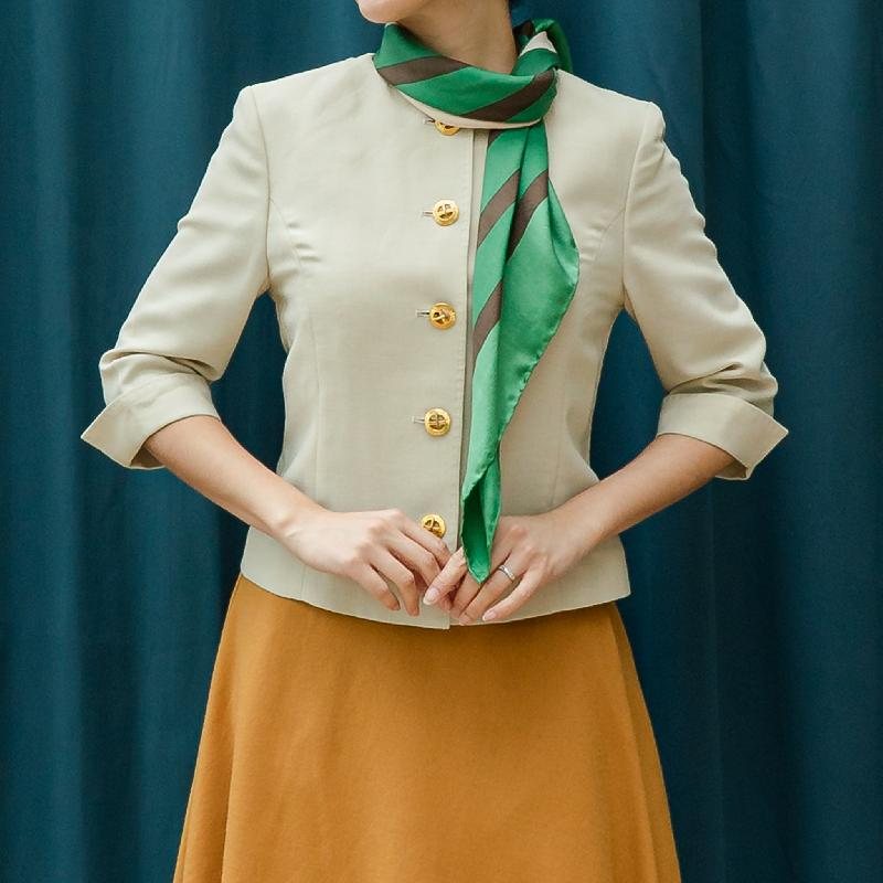 Vintage Japanese Plidoul Tokyo Style Spring/Summer Blazer with Golden Buttons(MT1606-32)